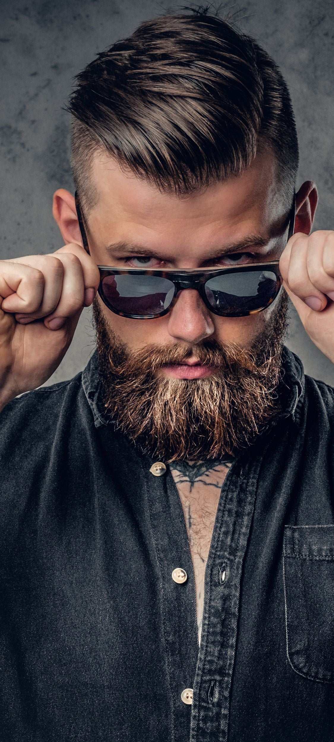 PUNCH watch on man with sunglasses, bold wristwatch and eyewear combination for contemporary men’s style
