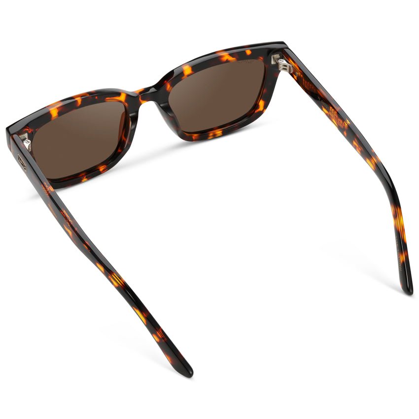VIVIAN Slim Rectangular Women's Sunglasses in Ember Tortoise by WMP Eyewear - PUNCH Watch & Eyewear - WMP Eyewear