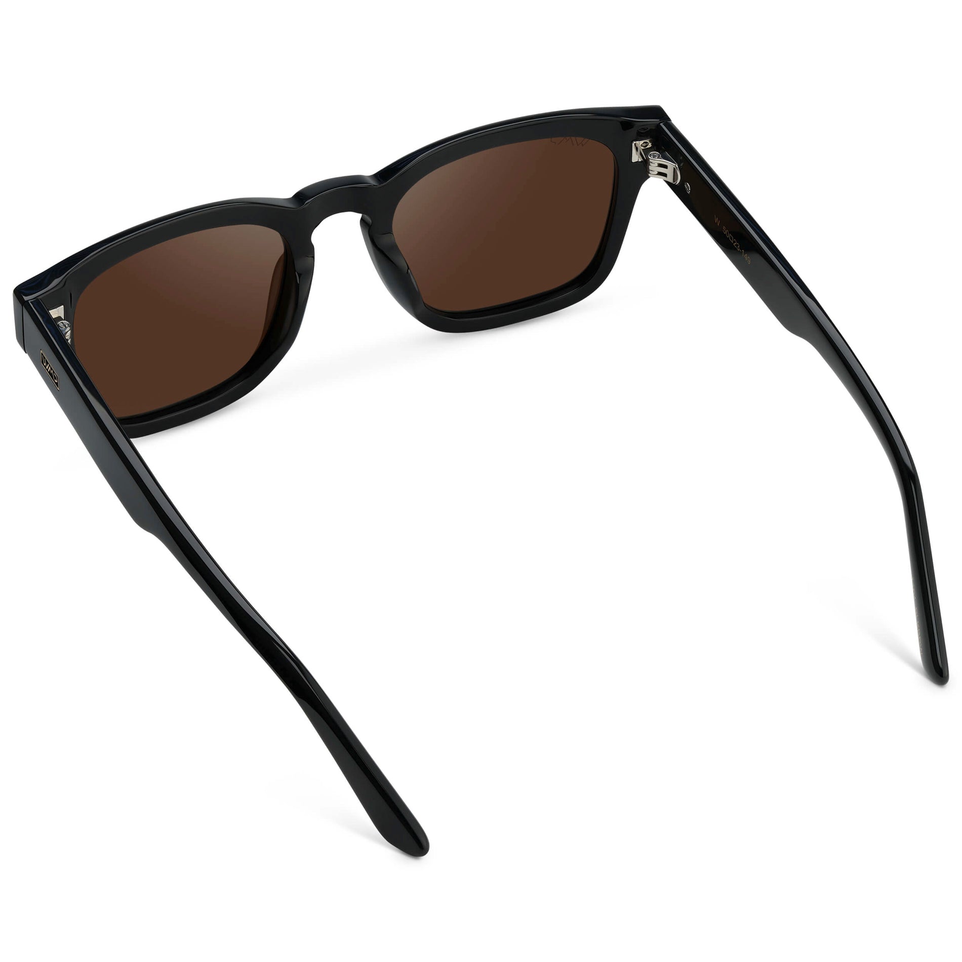 WAYNE Men's Bold Rectangular Sunglasses in Black by WMP Eyewear - PUNCH Watch & Eyewear - WMP Eyewear