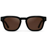 WAYNE Men's Bold Rectangular Sunglasses in Black by WMP Eyewear