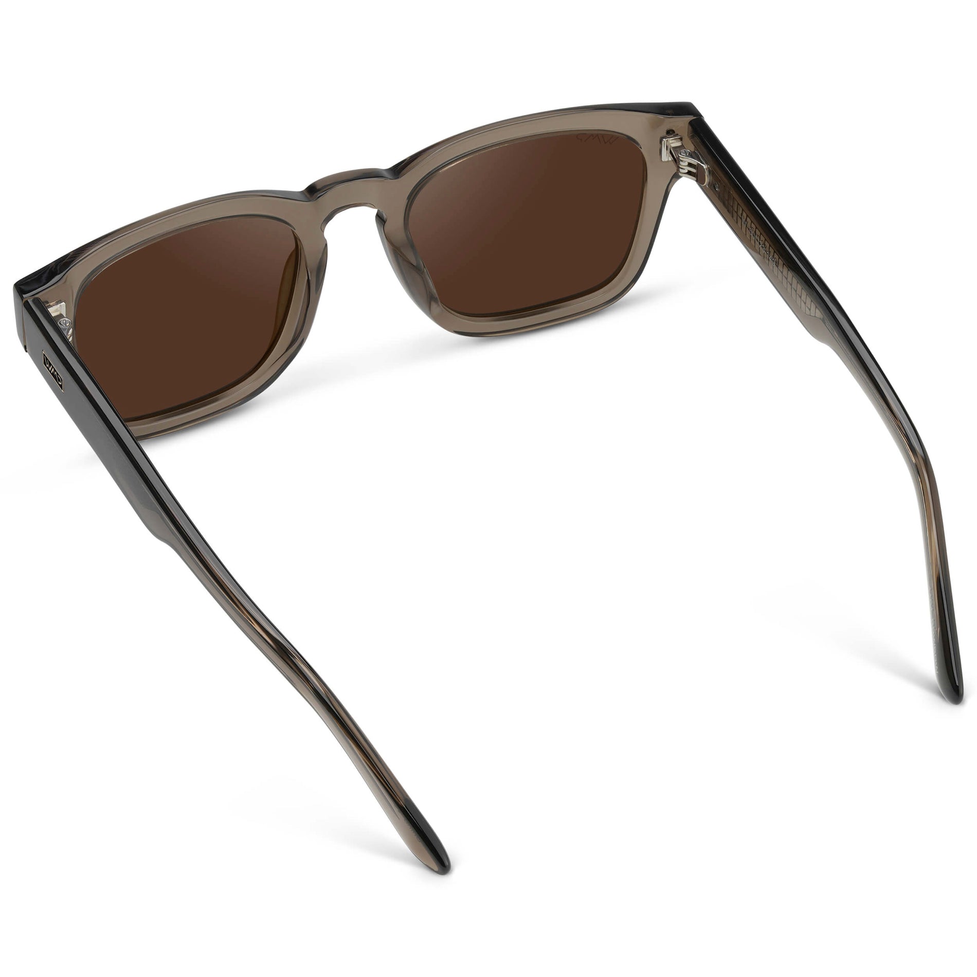 WAYNE Men's Bold Rectangular Sunglasses in Ashwood Brown by WMP Eyewear - PUNCH Watch & Eyewear - WMP Eyewear