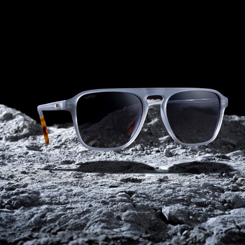 EMERSON Unisex Square Aviator Sunglasses in Moonrock Grey by WMP Eyewear - PUNCH Watch & Eyewear - WMP Eyewear