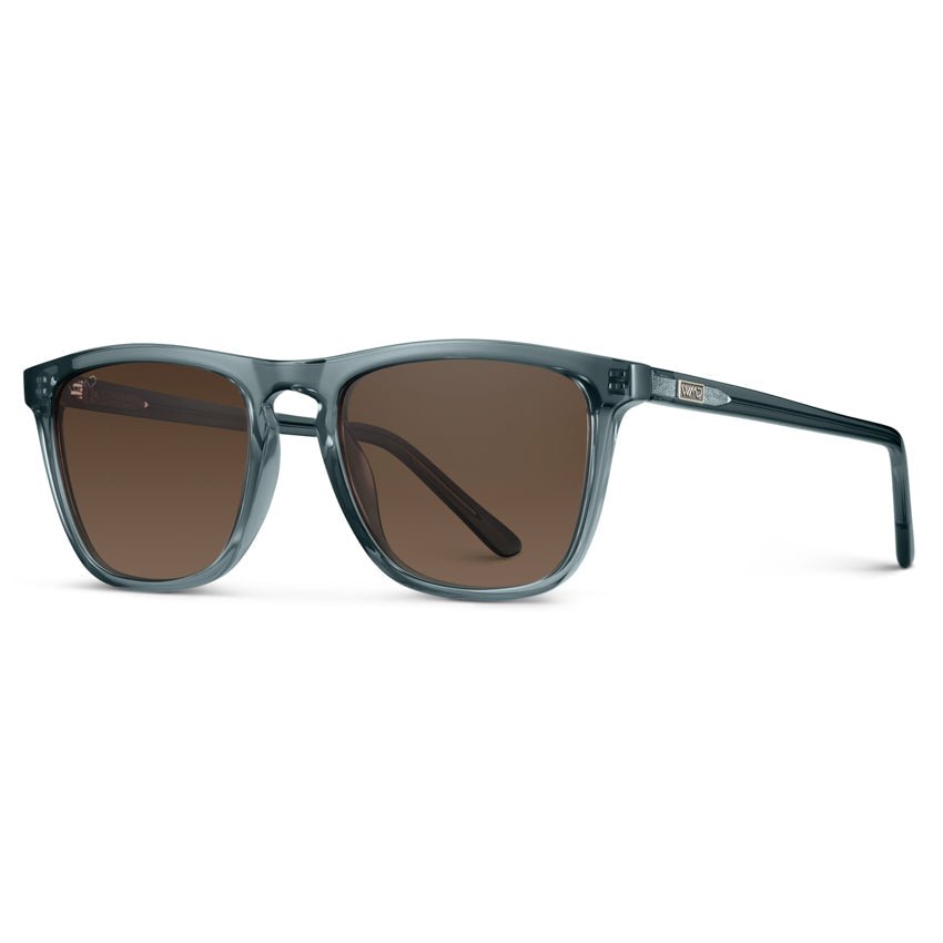WESLEY Polarized Men's Sunglasses in Crystal Stone Blue by WMP Eyewear - PUNCH Watch & Eyewear - WMP Eyewear
