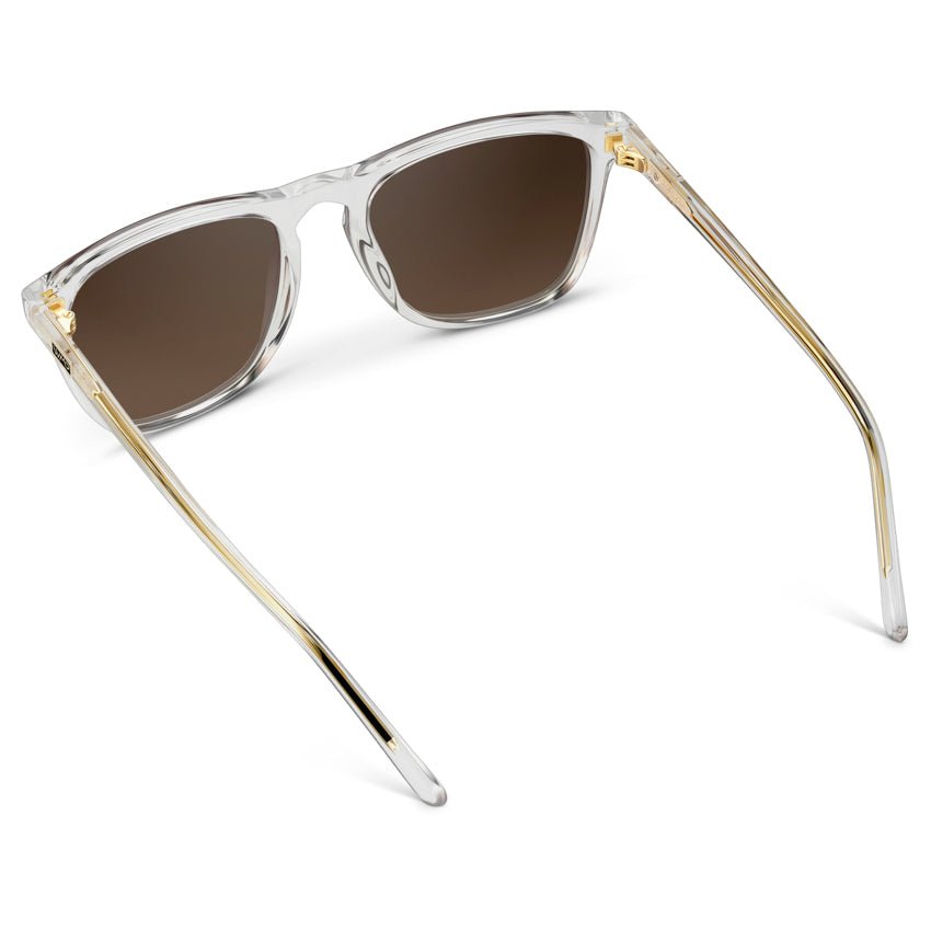 WESLEY Polarized Men's Sunglasses in Clear Gloss by WMP Eyewear - PUNCH Watch & Eyewear - WMP Eyewear