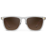 WESLEY Polarized Men's Sunglasses in Clear Gloss by WMP Eyewear