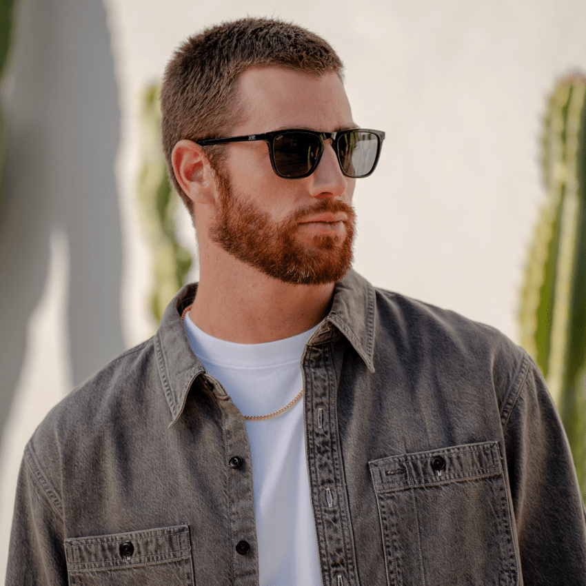 WESLEY Polarized Men's Sunglasses in Black by WMP Eyewear - PUNCH Watch & Eyewear - WMP Eyewear