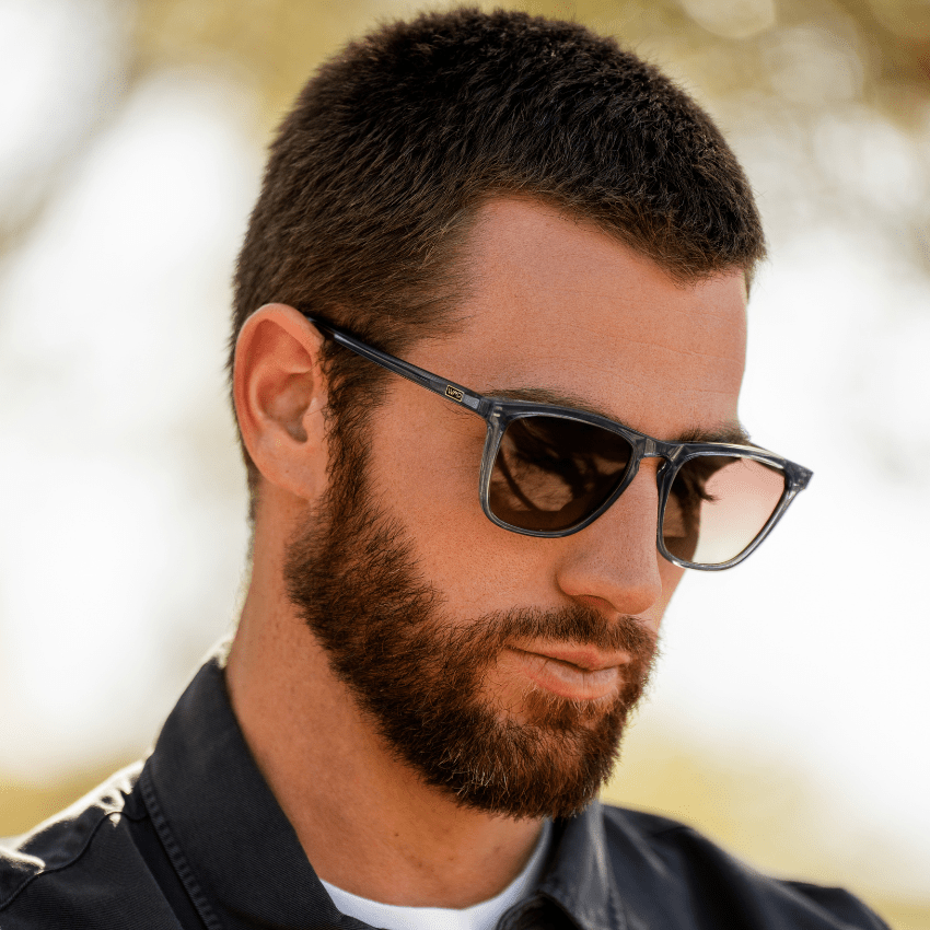 WESLEY Polarized Men's Sunglasses in Crystal Stone Blue by WMP Eyewear - PUNCH Watch & Eyewear - WMP Eyewear