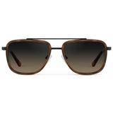 WESTON Polarised Flat-Top Aviator Sunglasses For Men - Tortoise l WMP Eyewear