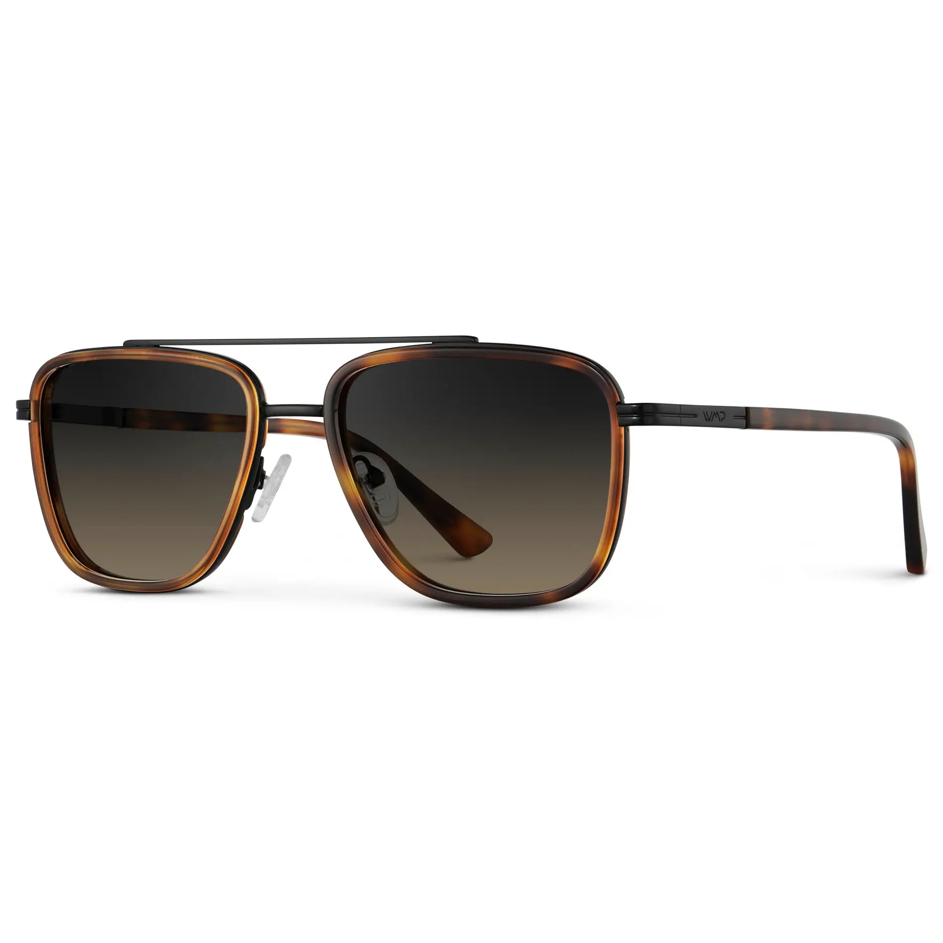 WESTON Polarised Flat-Top Aviator Sunglasses For Men - Tortoise l WMP Eyewear
