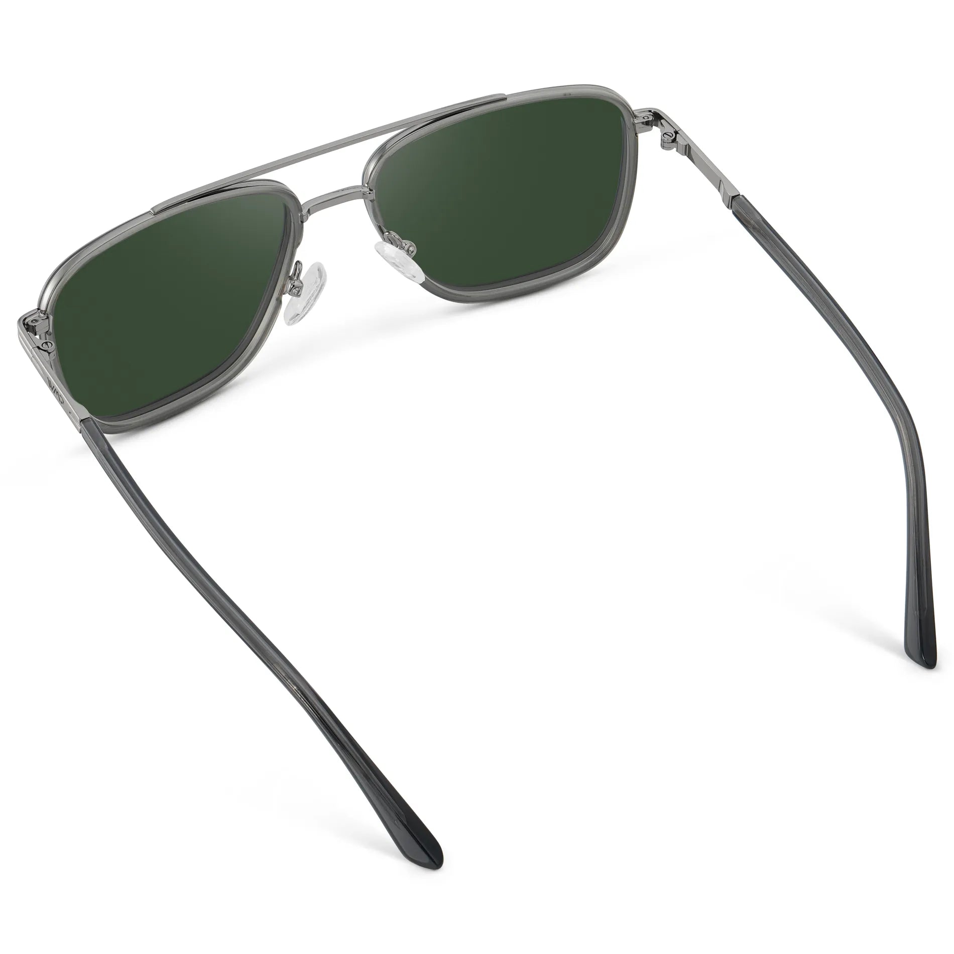 WESTON Polarised Flat-Top Aviator Sunglasses For Men - Grey l WMP Eyewear