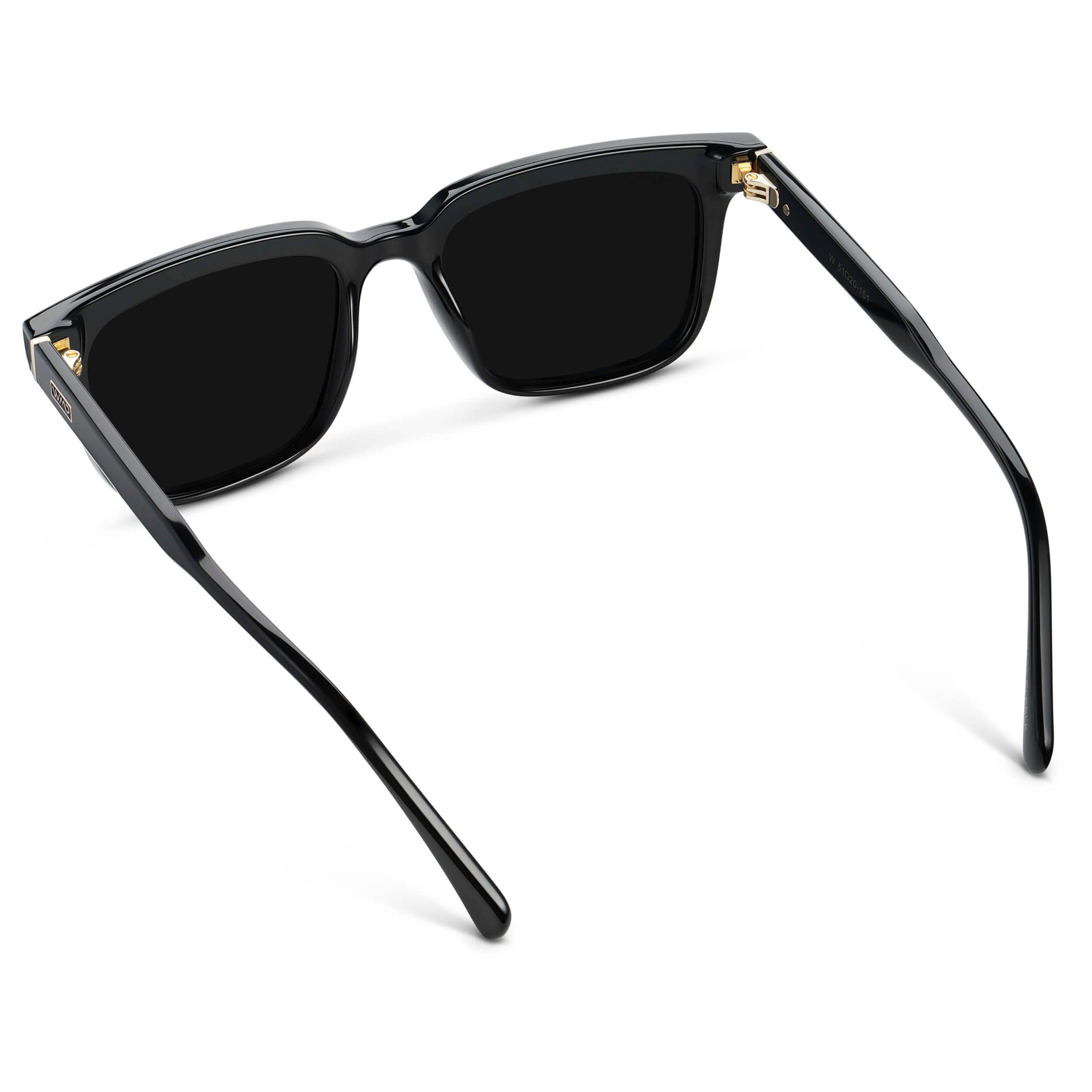 WILSON Men's Polarised Square Sunglasses in Triple Black by WMP Eyewear - PUNCH Watch & Eyewear - WMP Eyewear
