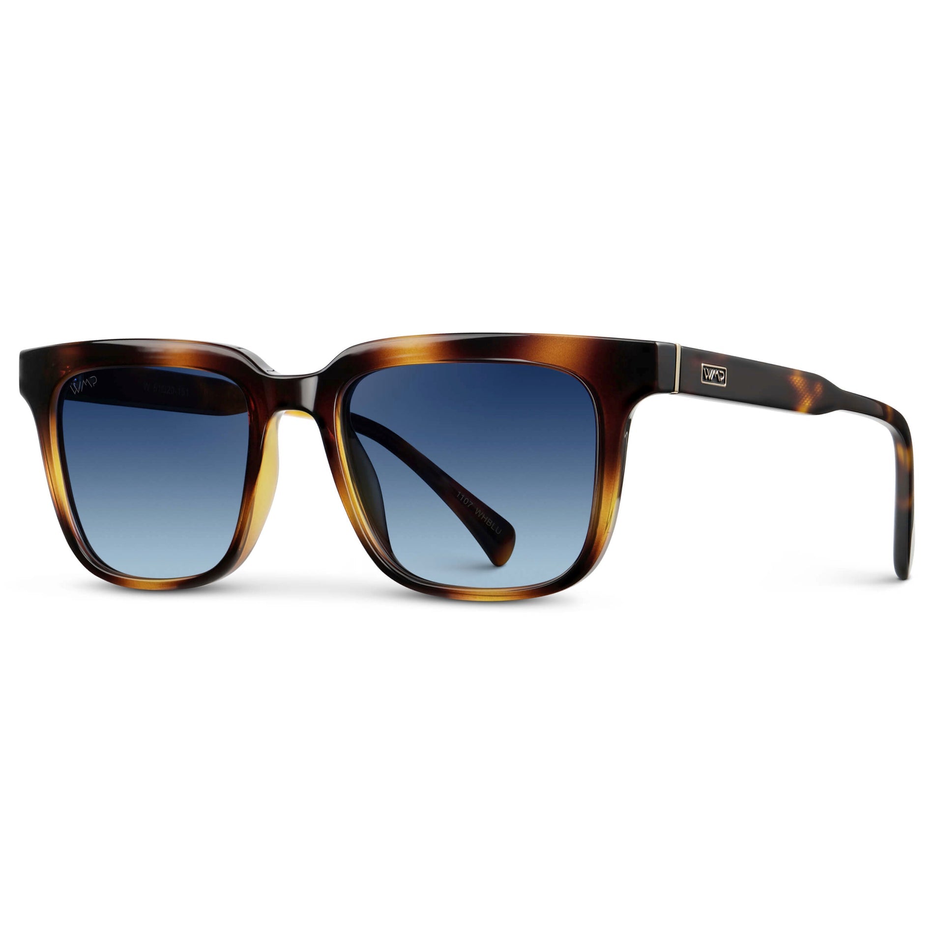 WILSON Men's Polarised Square Sunglasses in Whiskey Tortoise by WMP Eyewear - PUNCH Watch & Eyewear - WMP Eyewear