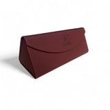 Foldable Sunglasses Case in Wine Red by PUNCH