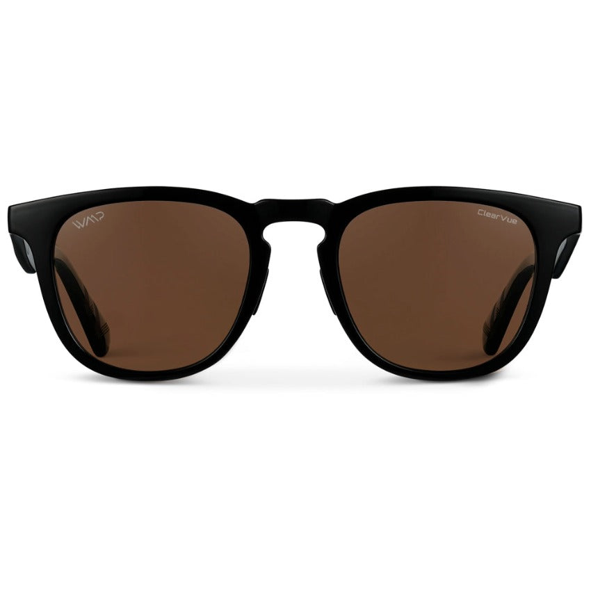 WYNDHAM Men's Golf Special Edition Sunglasses in Glossy Black by WMP Eyewear - Punch Watch Design 