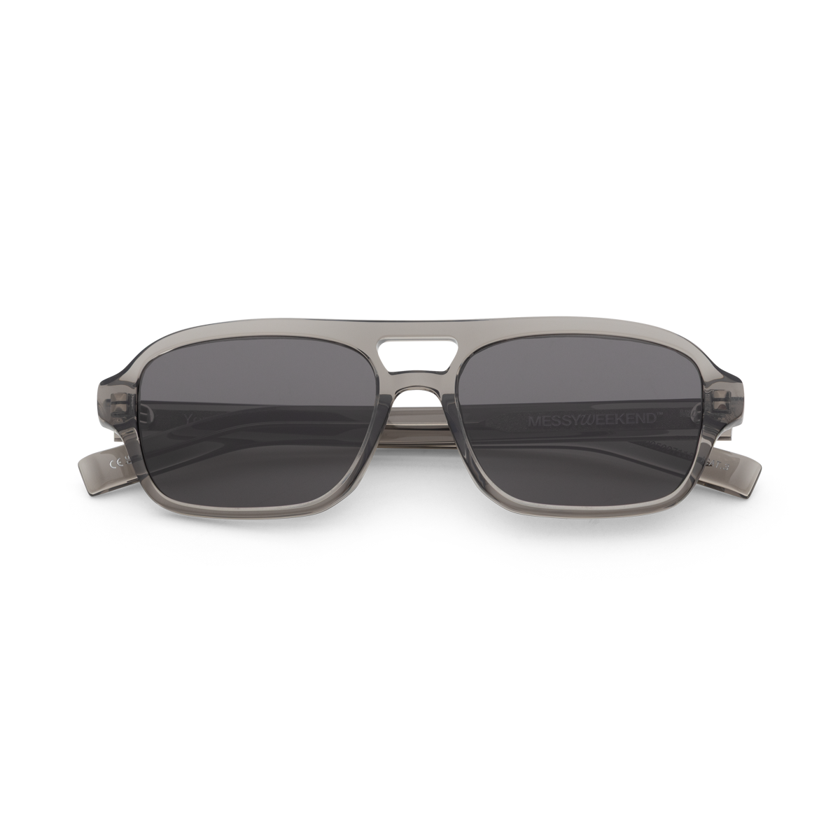 YORI Grey Low Profile Aviator Sunglasses fmr BURT by Messy Weekend