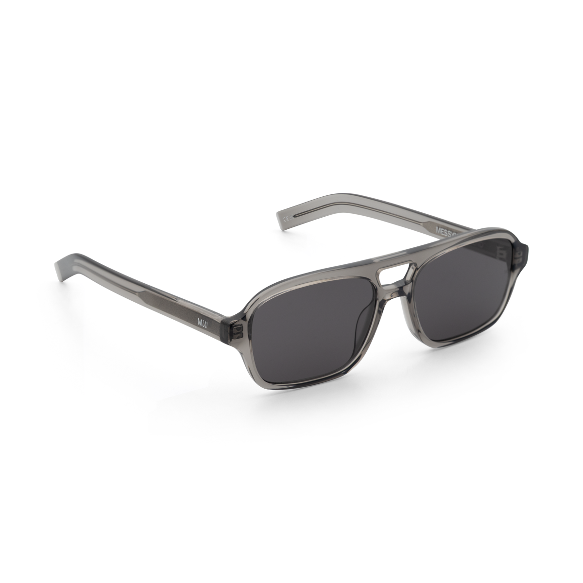 YORI Grey Low Profile Aviator Sunglasses fmr BURT by Messy Weekend