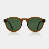 A.KJÆRBEDE (AKJAERBEDE) Marvin Sunglasses | Smoke Transparent Round Frame