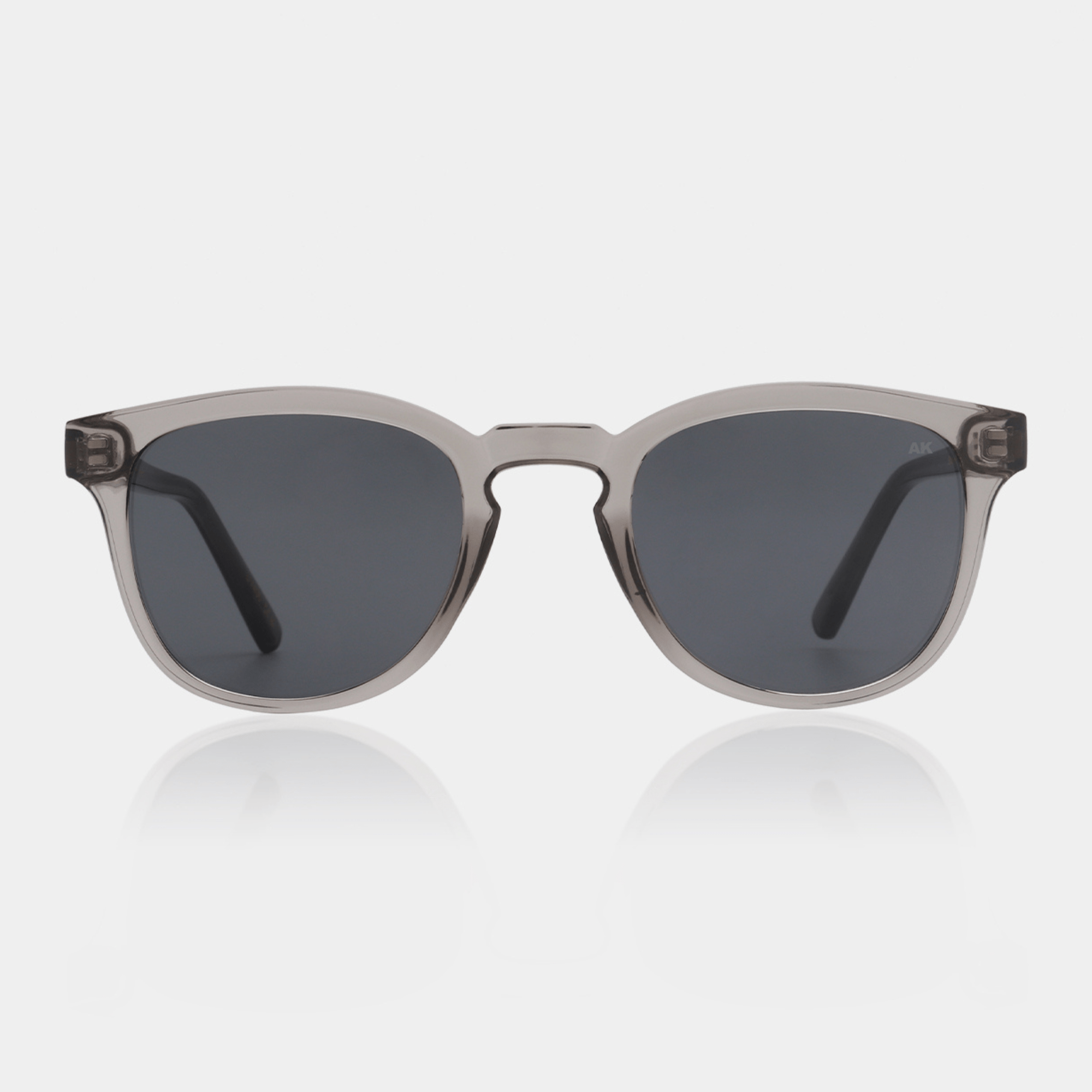 A.KJÆRBEDE (AKJAERBEDE) Bate Sunglasses | Grey Transparent Square Frame - PUNCH Watch & Eyewear - A.KJÆRBEDE