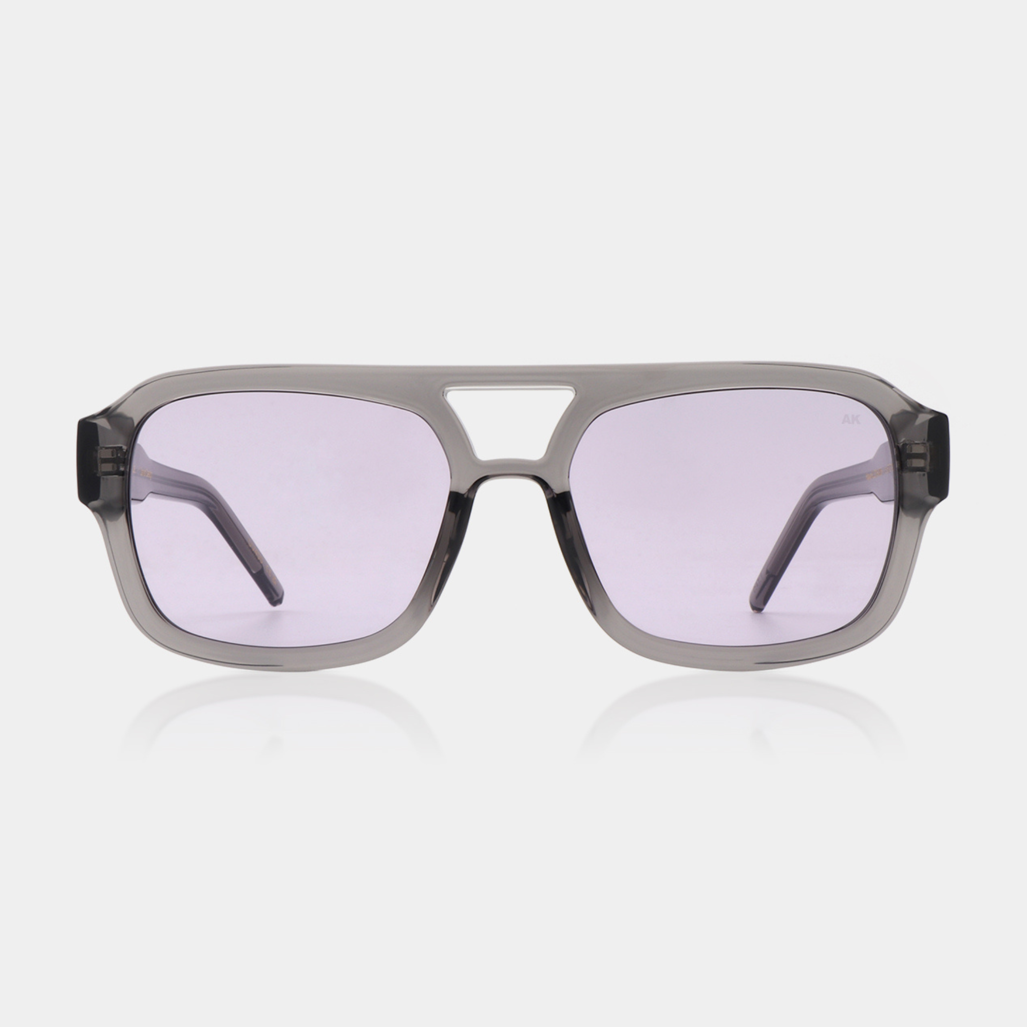A.KJÆRBEDE KAYA Sunglasses l Grey Transparent, Purple Lens - PUNCH Watch & Eyewear 