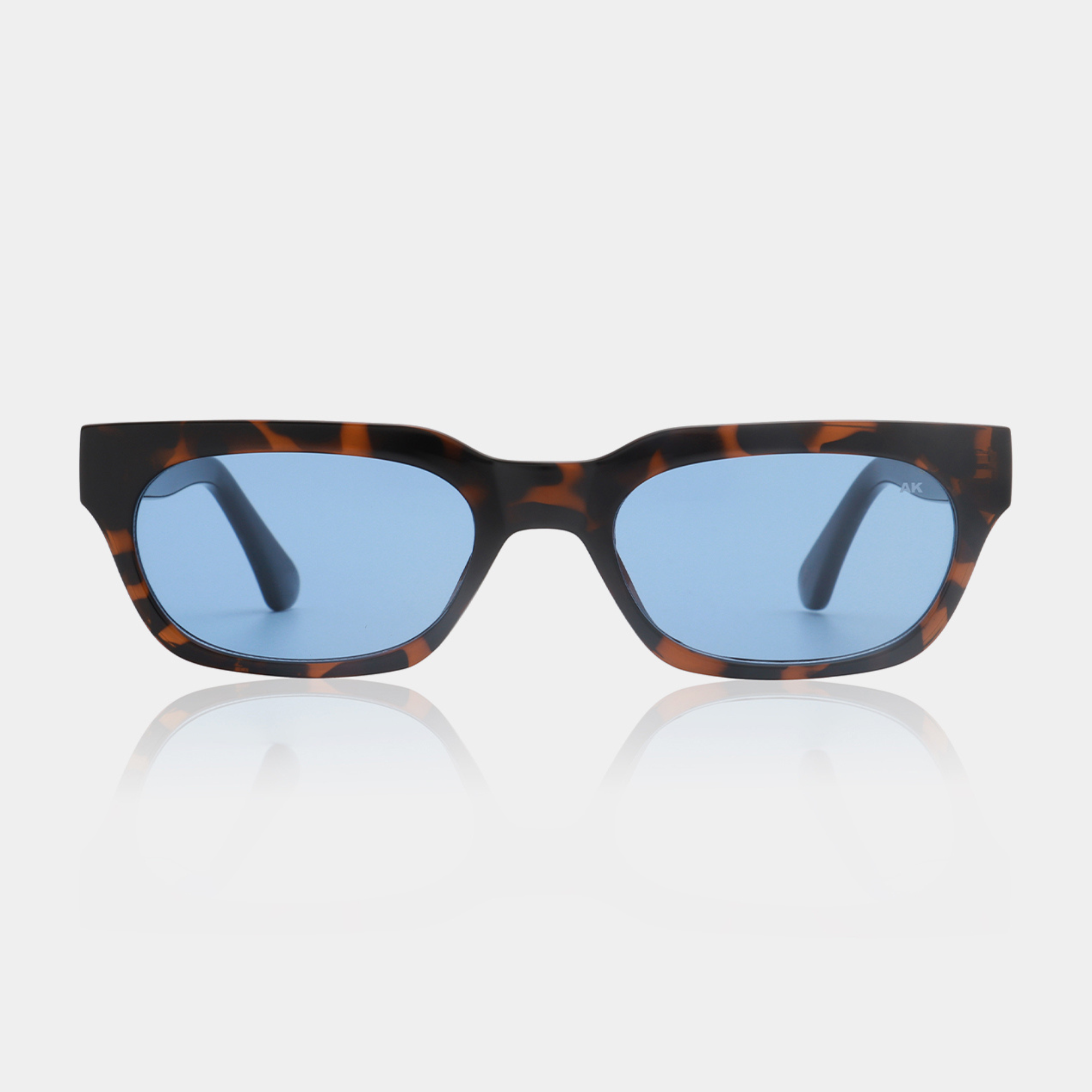 A.KJÆRBEDE BROR Sunglasses l Demi Tortoise, Blue Lens - PUNCH Watch & Eyewear 