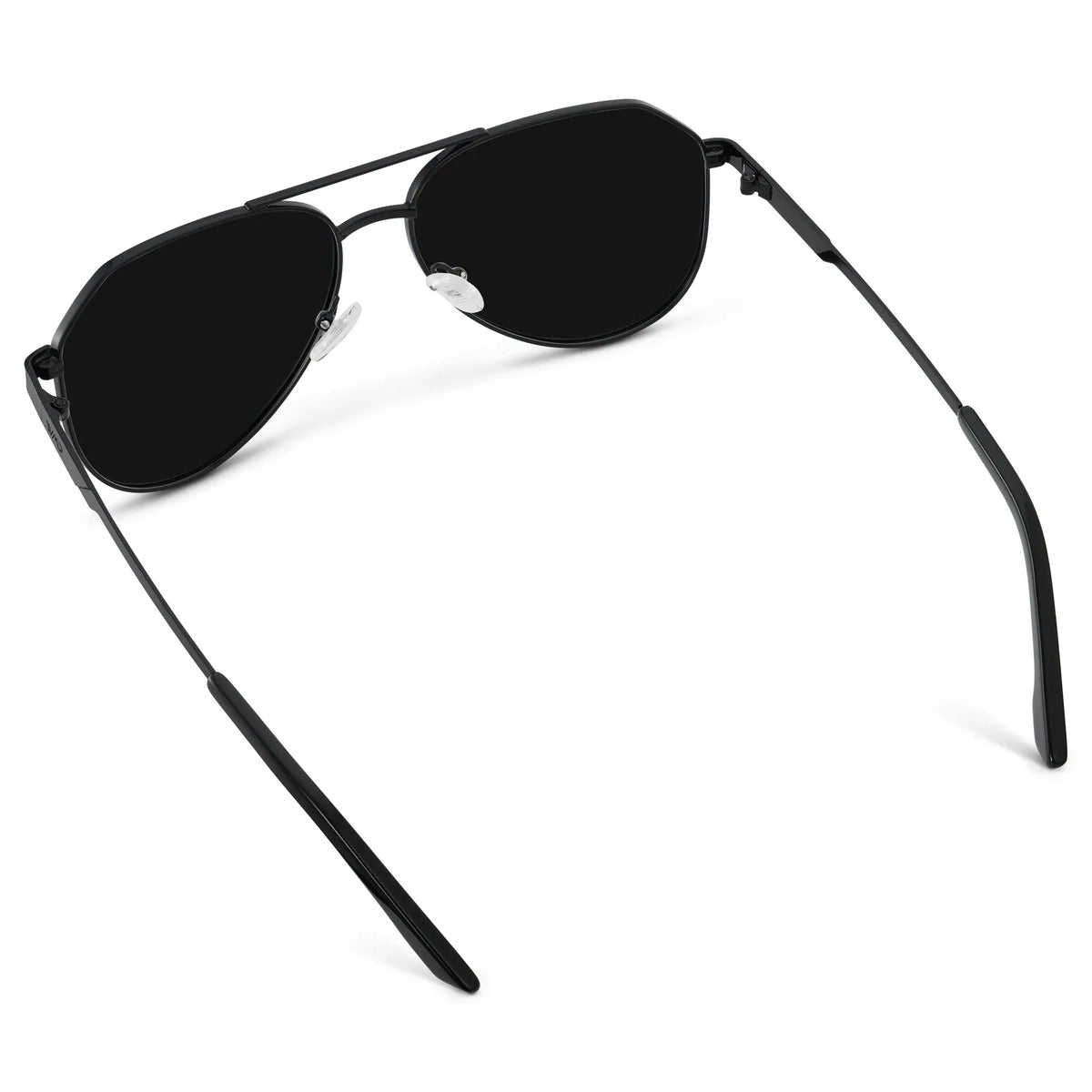 AERO Men's Flat Top Aviator Sunglasses - Triple Black l WMP Eyewear - PUNCH Watch & Eyewear - WMP Eyewear