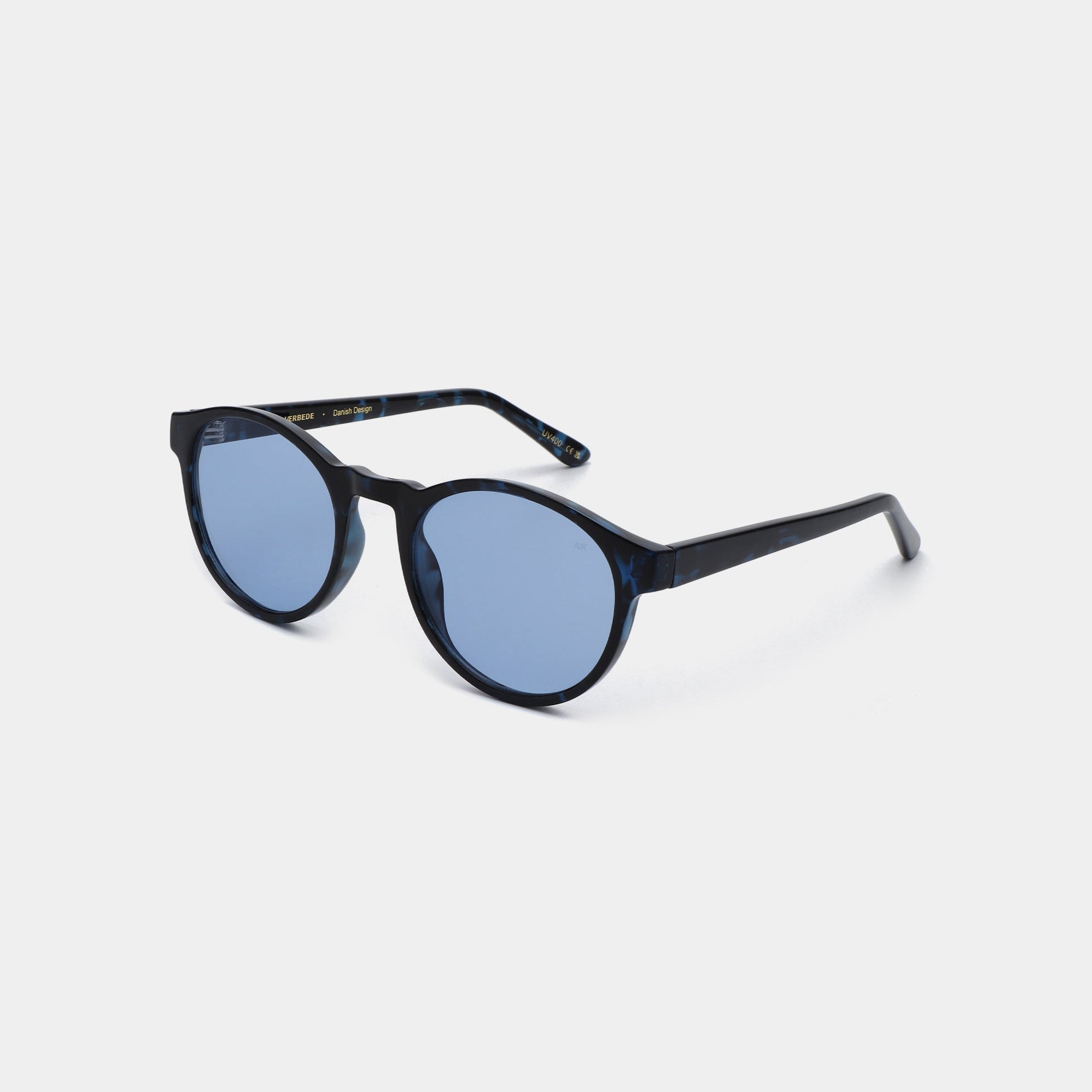 A.KJÆRBEDE (AKJAERBEDE) Marvin Sunglasses | Blue Demi, Blue Lens - PUNCH Watch & Eyewear - A.KJÆRBEDE