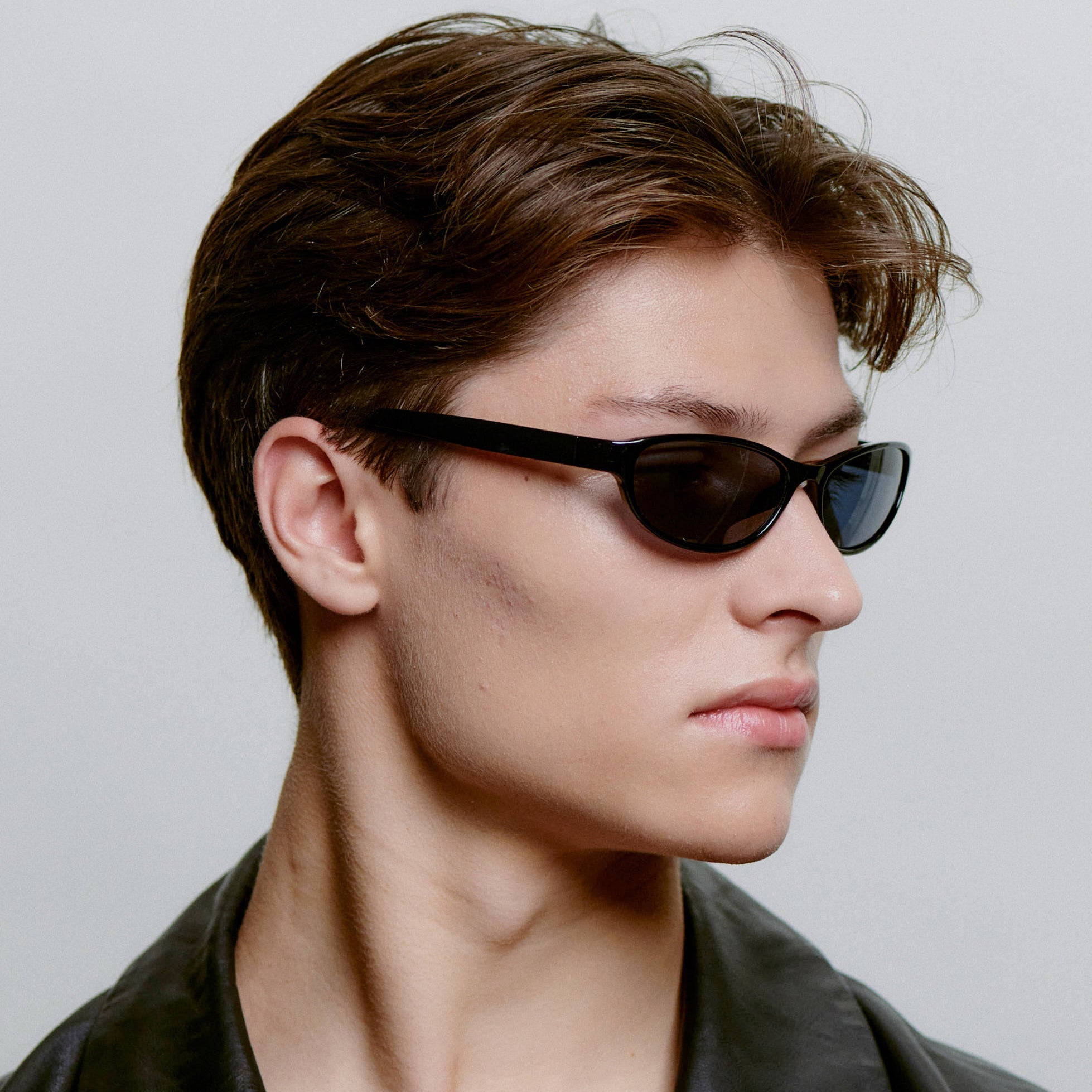 Akjaerbede Alexa Narrow Cat Eye Sunglasses - Black - PUNCH Watch & Eyewear - A.KJÆRBEDE