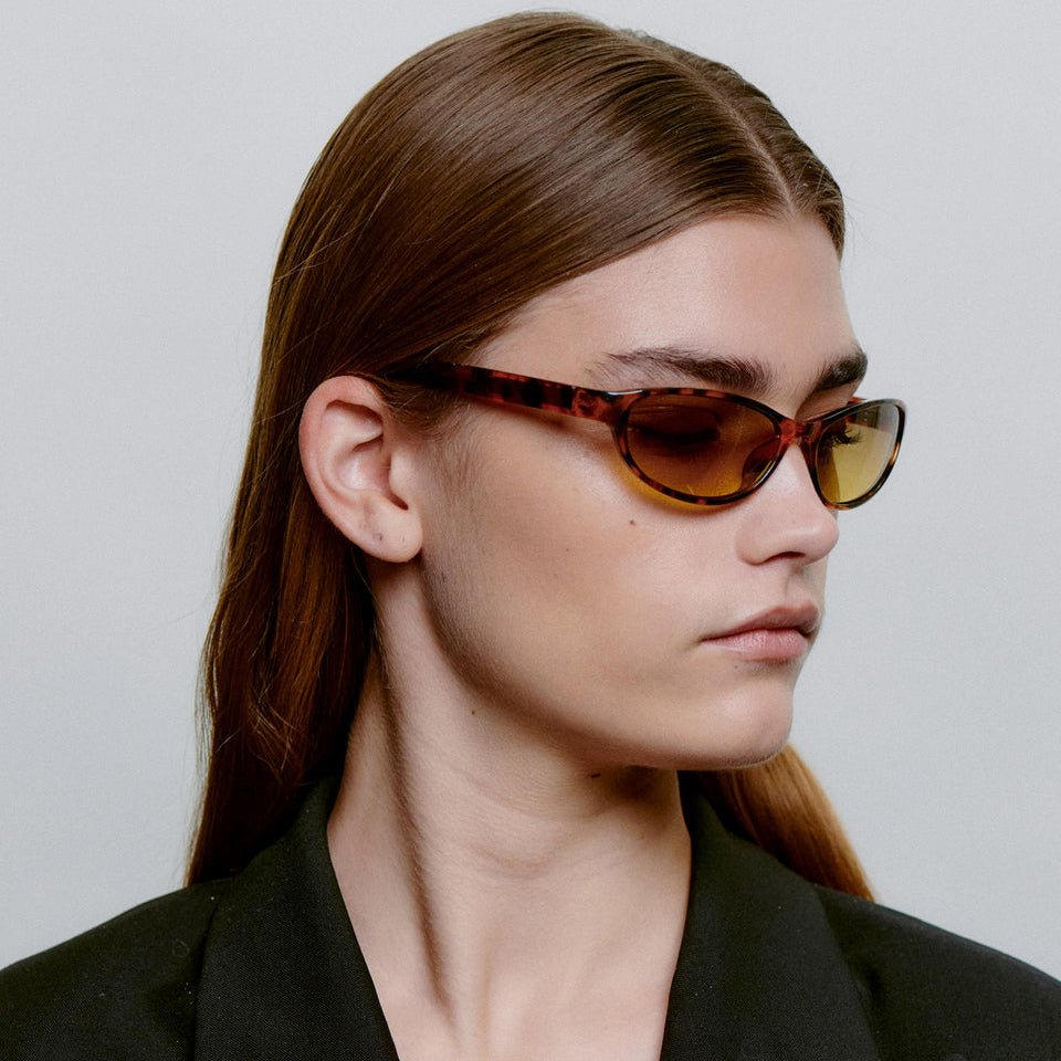 Akjaerbede Alexa Narrow Cat Eye Sunglasses - Havana Tortoise - PUNCH Watch & Eyewear - A.KJÆRBEDE