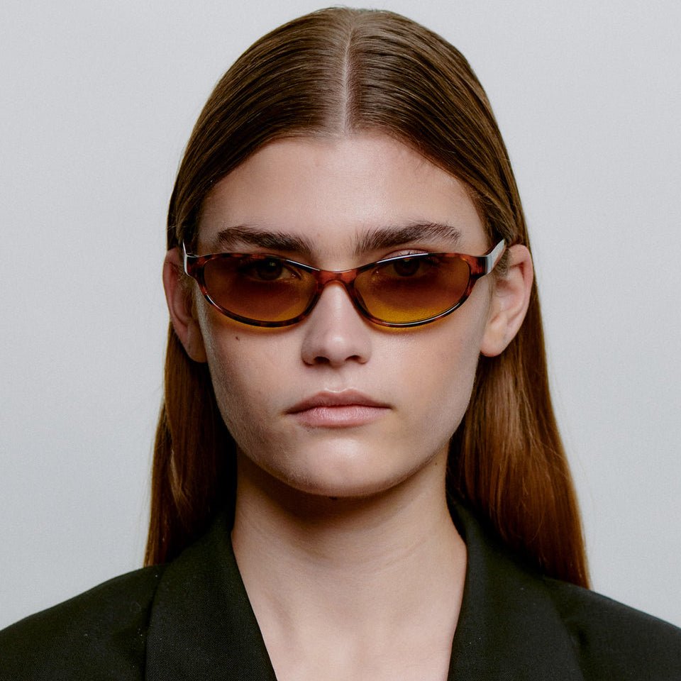 Akjaerbede Alexa Narrow Cat Eye Sunglasses - Havana Tortoise - PUNCH Watch & Eyewear - A.KJÆRBEDE