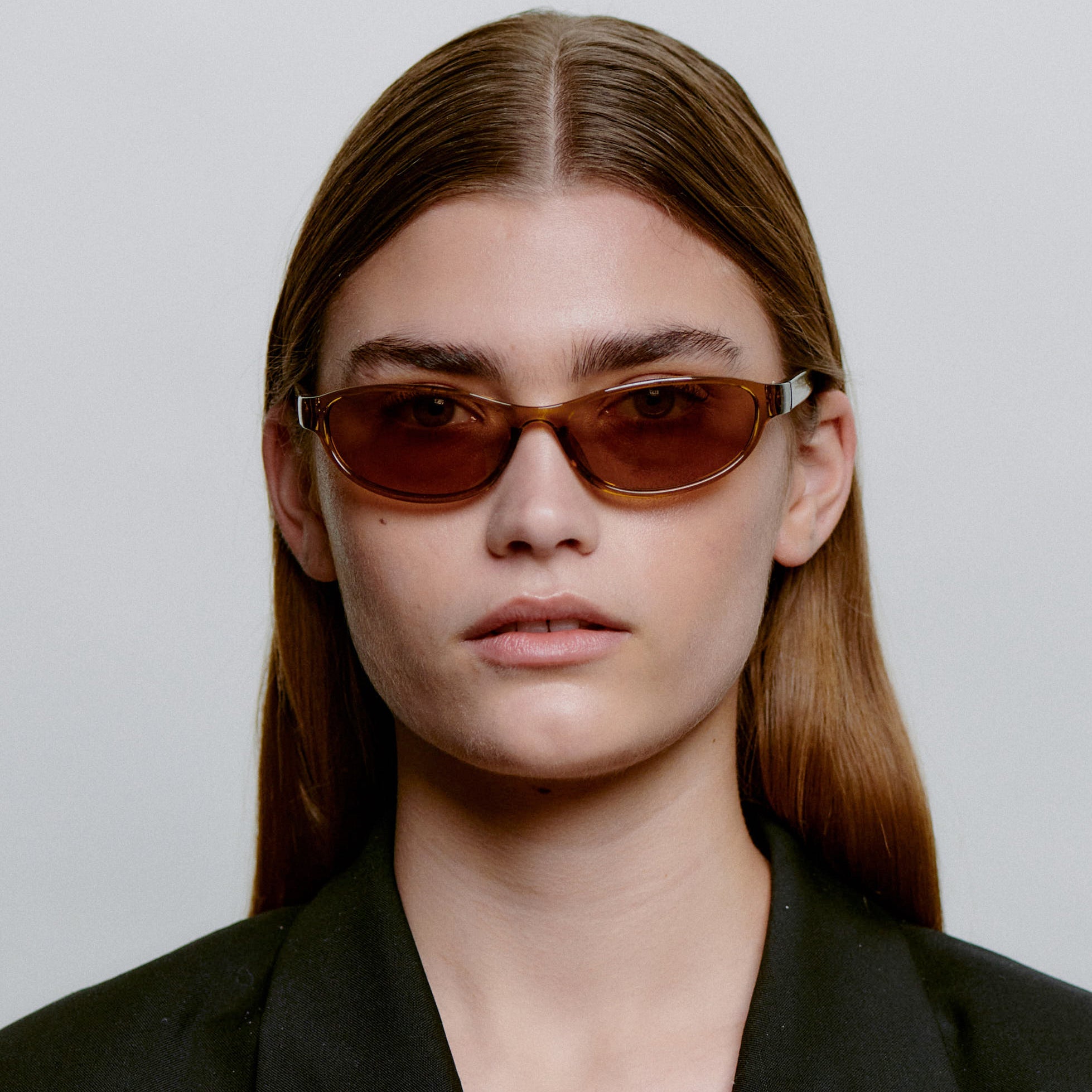 Akjaerbede Alexa Narrow Cat Eye Sunglasses - Smoke Transparent - PUNCH Watch & Eyewear - A.KJÆRBEDE