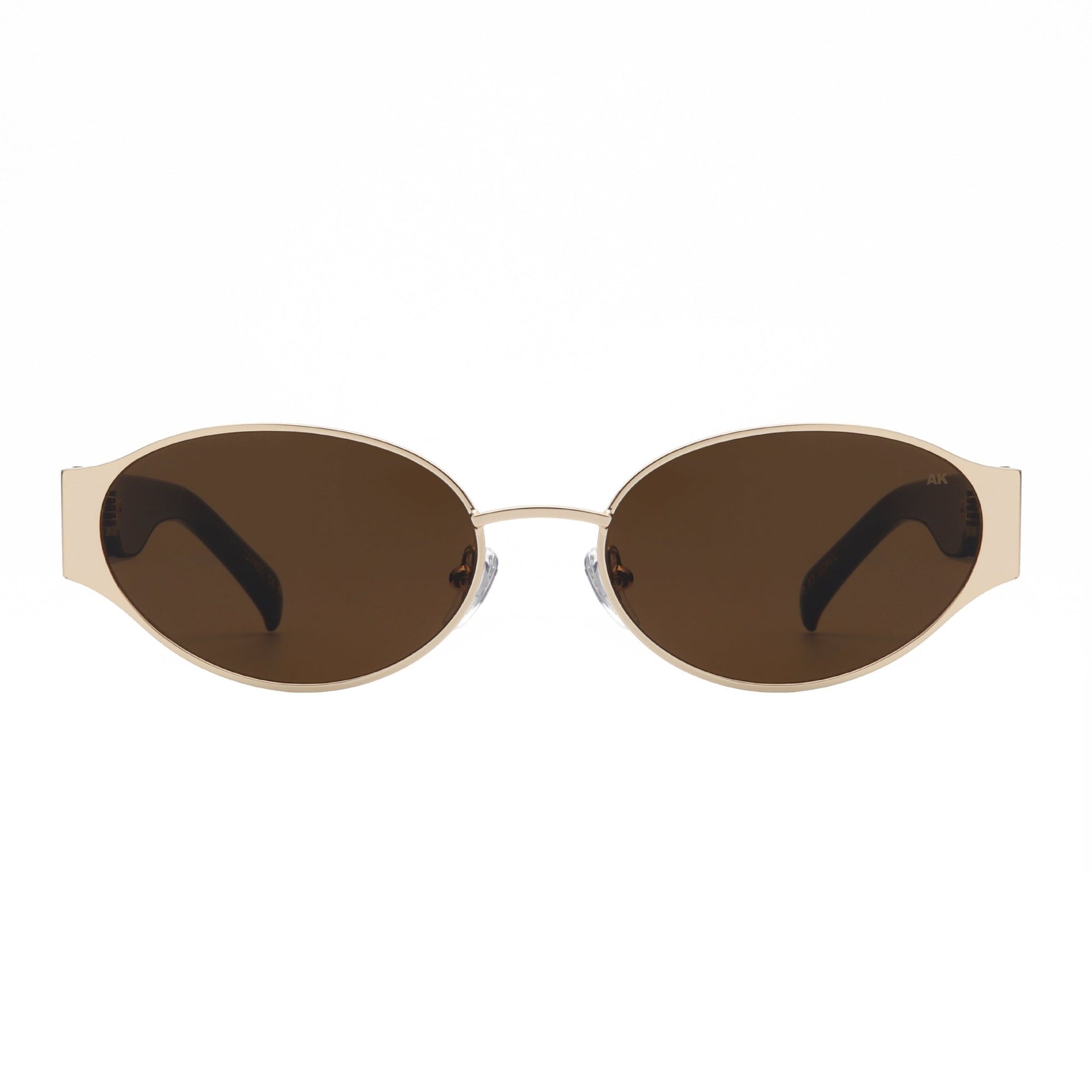 Akjaerbede Bella Oval Sunglasses - Gold Metal Frame / Demi Tortoise - PUNCH Watch & Eyewear - A.KJÆRBEDE