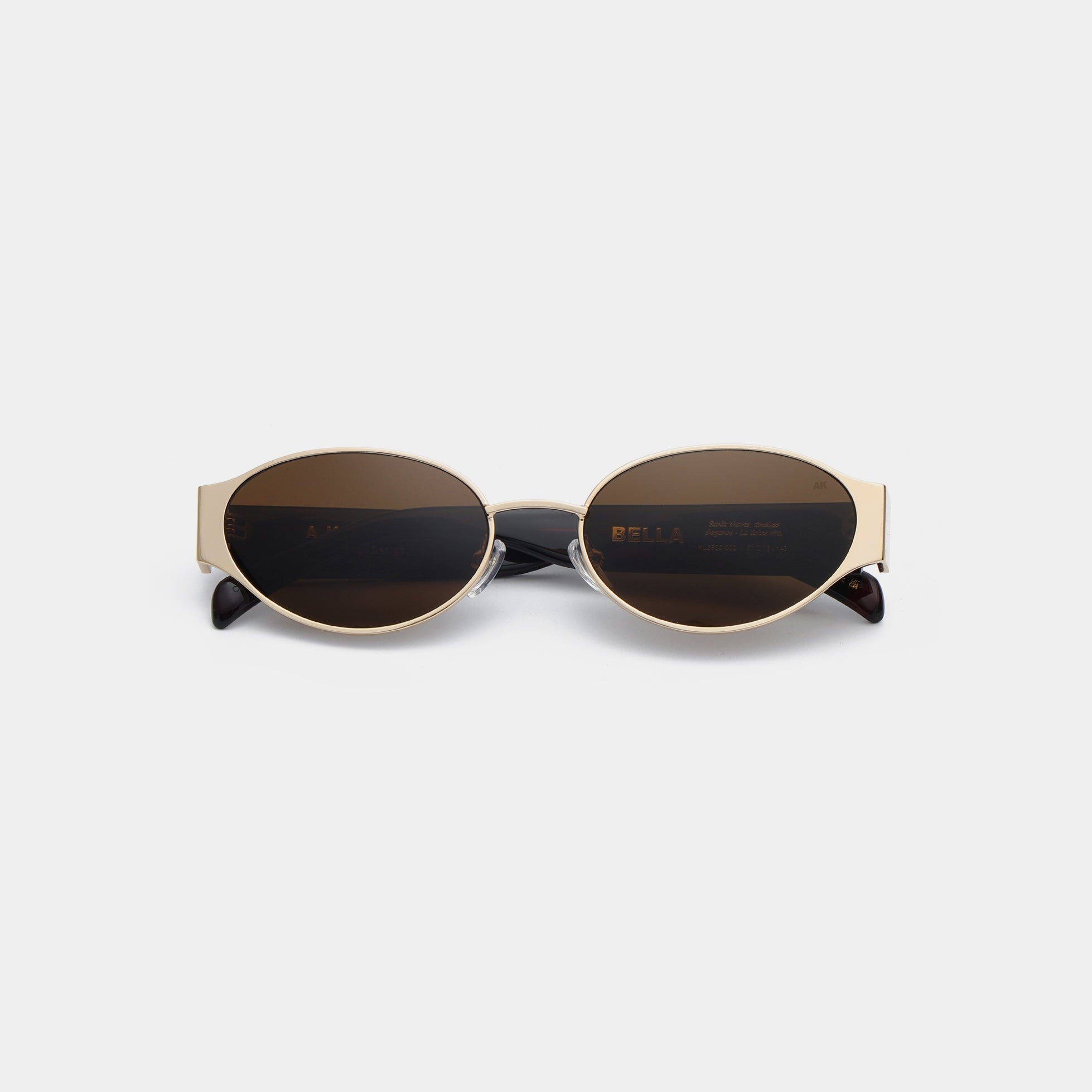 Akjaerbede Bella Oval Sunglasses - Gold Metal Frame / Demi Tortoise - PUNCH Watch & Eyewear - A.KJÆRBEDE