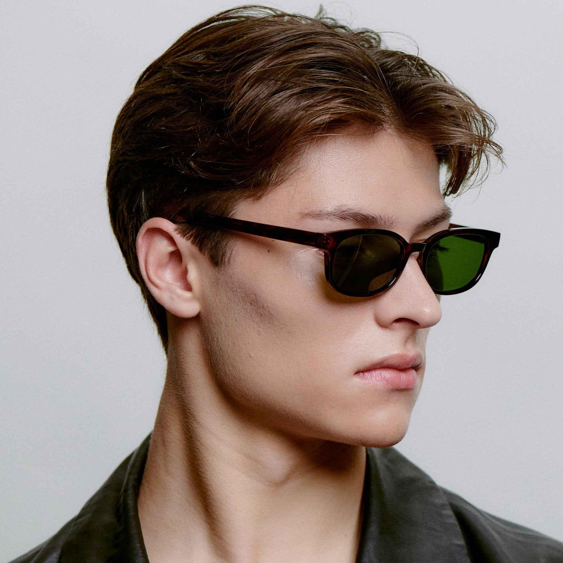 Akjaerbede Charlie Classic Rectangle Sunglasses - Demi Tortoise - PUNCH Watch & Eyewear - A.KJÆRBEDE