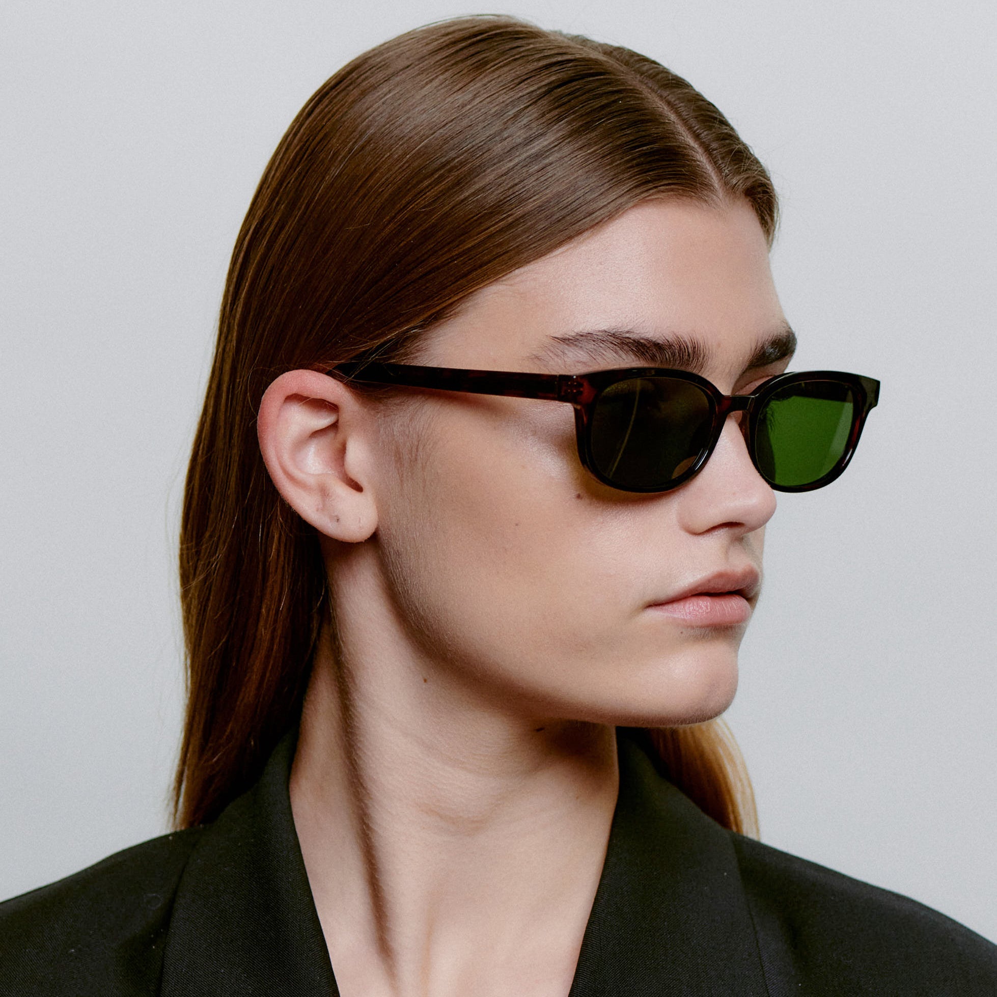 Akjaerbede Charlie Classic Rectangle Sunglasses - Demi Tortoise - PUNCH Watch & Eyewear - A.KJÆRBEDE