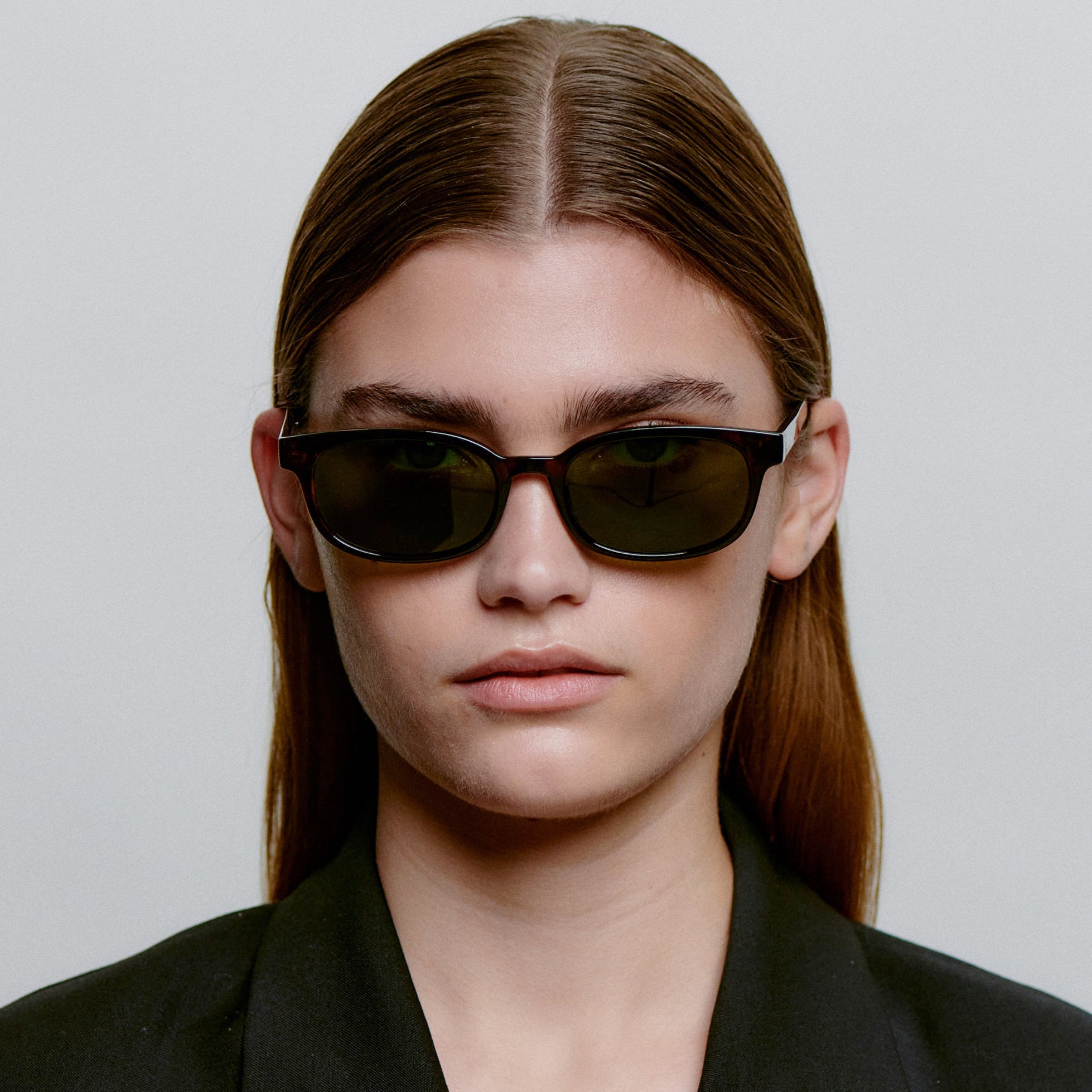 Akjaerbede Charlie Classic Rectangle Sunglasses - Demi Tortoise - PUNCH Watch & Eyewear - A.KJÆRBEDE