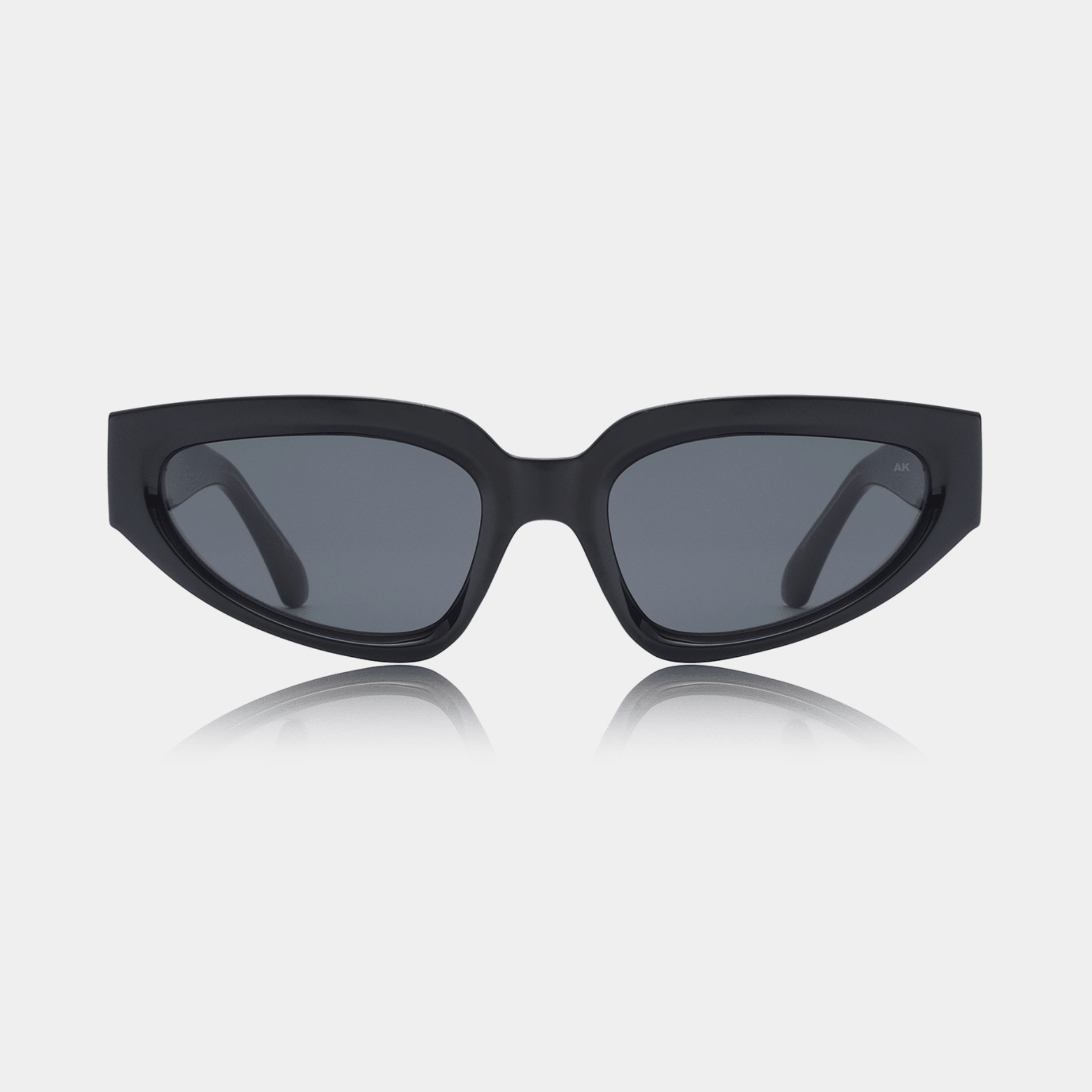 A.KJÆRBEDE ELLA Oval Cat - Eye Sunglasses l Black - PUNCH Watch & Eyewear - A.KJÆRBEDE