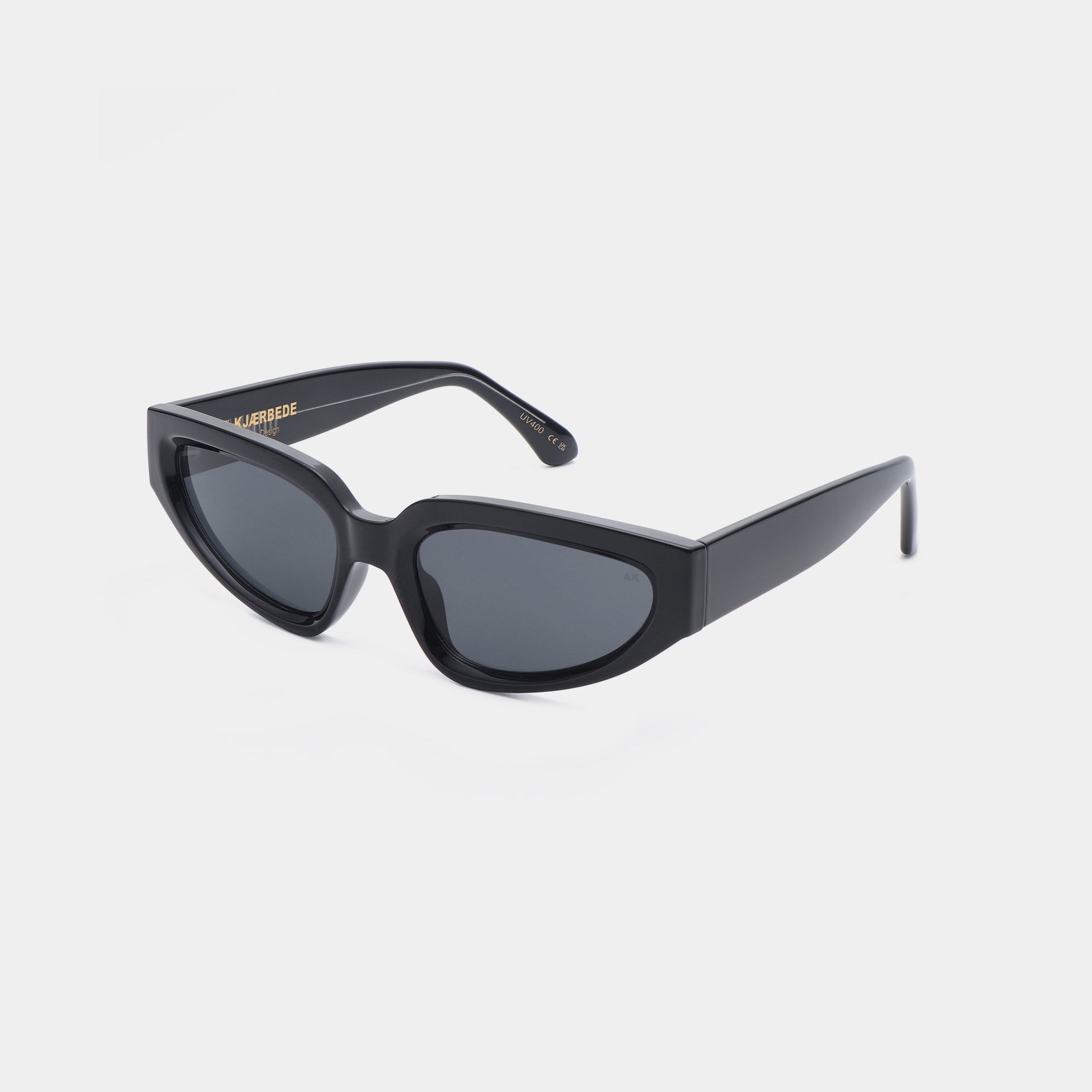 A.KJÆRBEDE ELLA Oval Cat - Eye Sunglasses l Black - PUNCH Watch & Eyewear - A.KJÆRBEDE