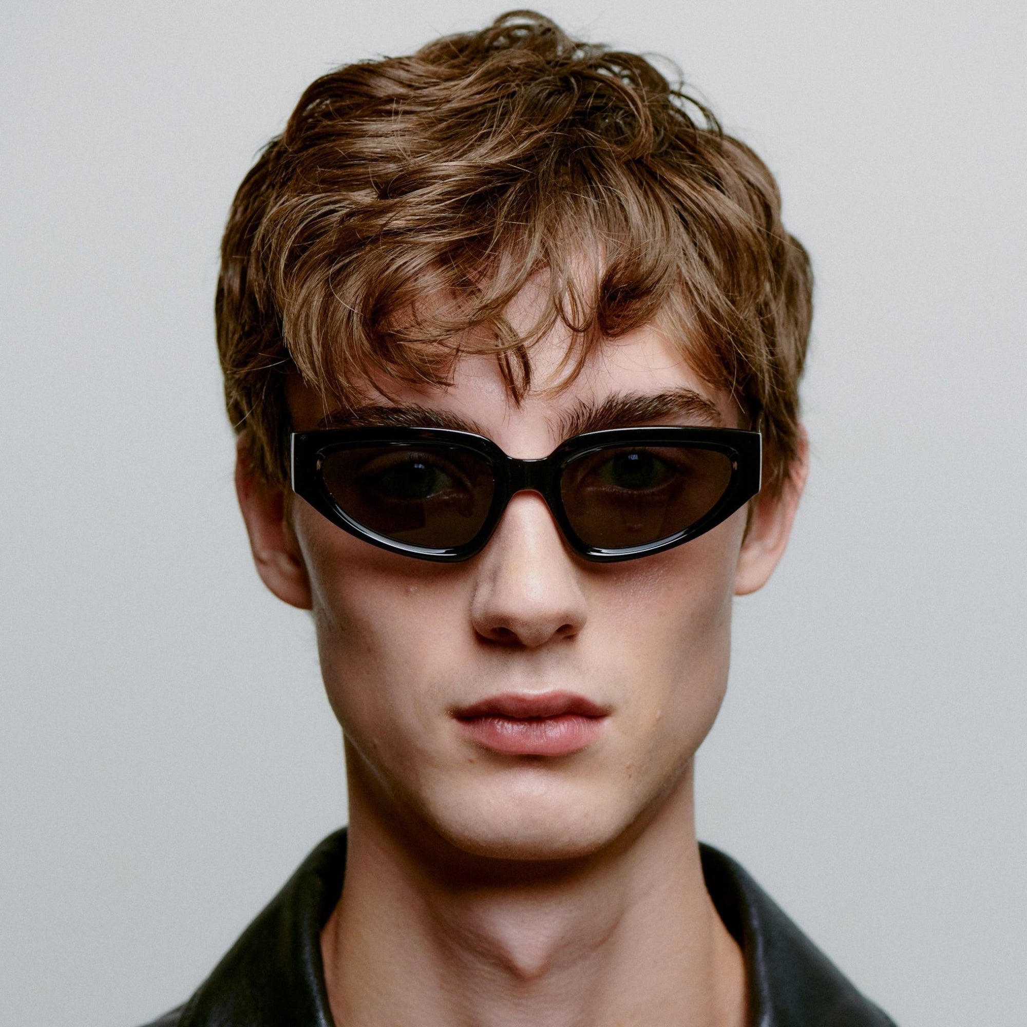 A.KJÆRBEDE ELLA Oval Cat - Eye Sunglasses l Black - PUNCH Watch & Eyewear - A.KJÆRBEDE