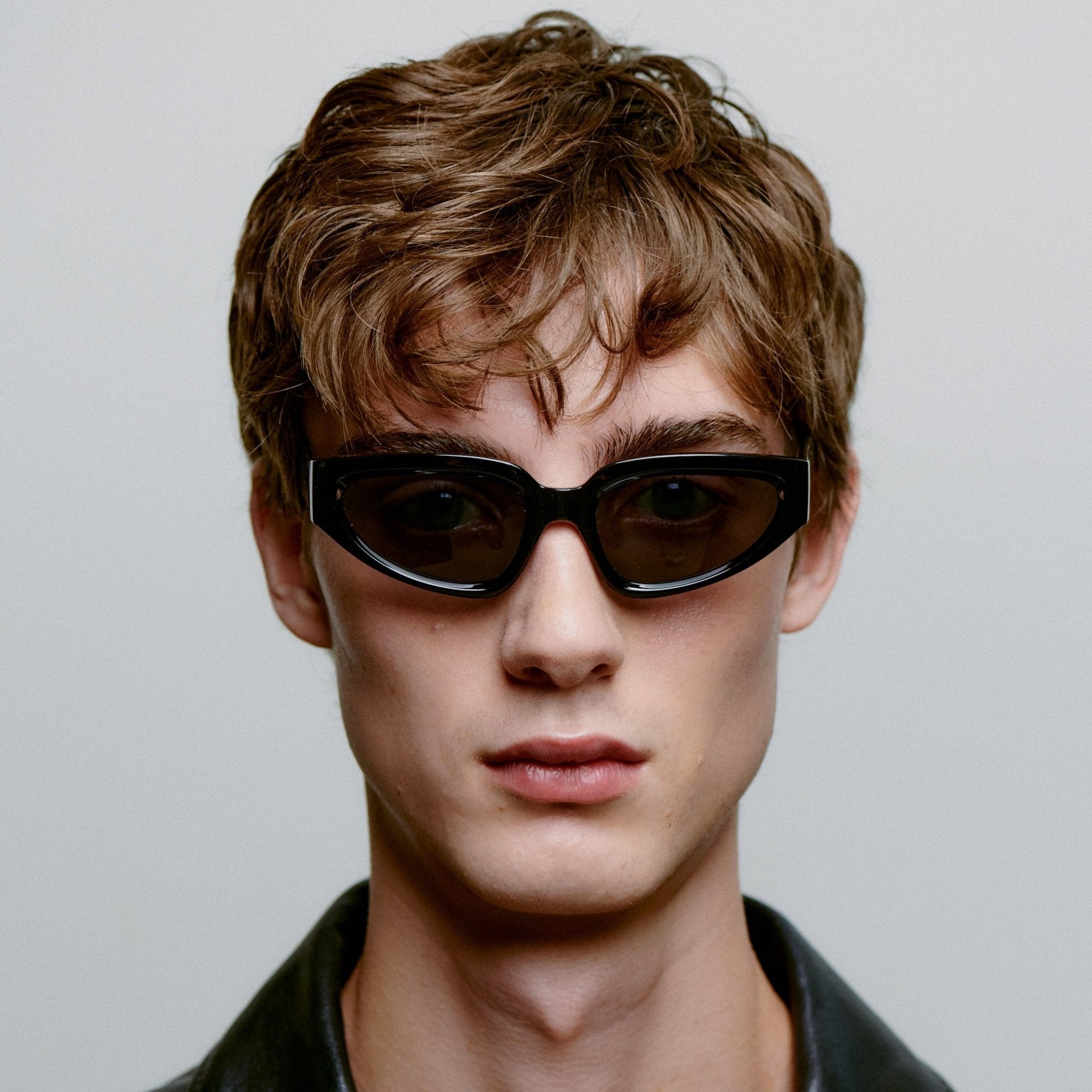 A.KJÆRBEDE ELLA Oval Cat - Eye Sunglasses l Black - PUNCH Watch & Eyewear - A.KJÆRBEDE