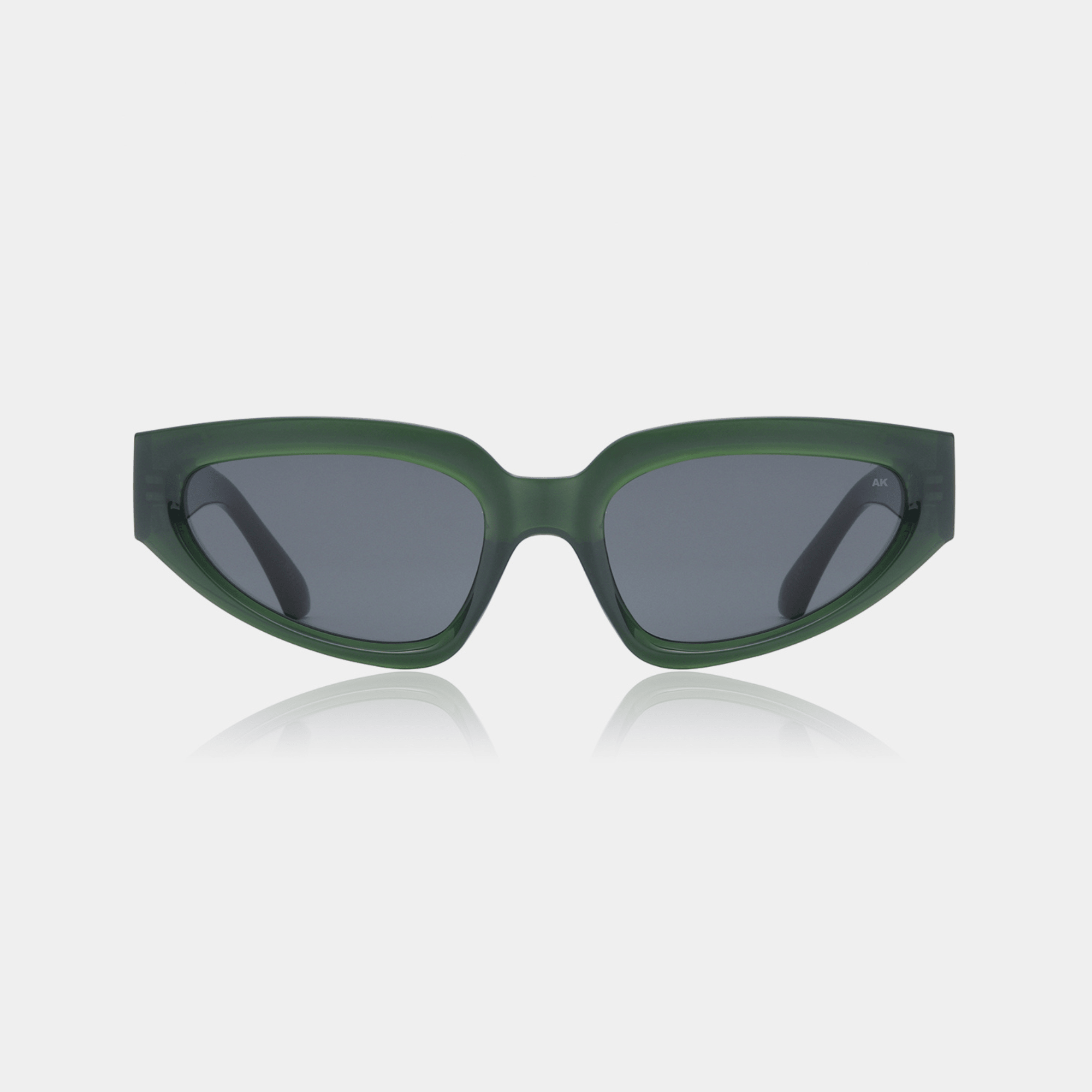 A.KJÆRBEDE ELLA Oval Cat - Eye Sunglasses l Dark Green - PUNCH Watch & Eyewear - A.KJÆRBEDE