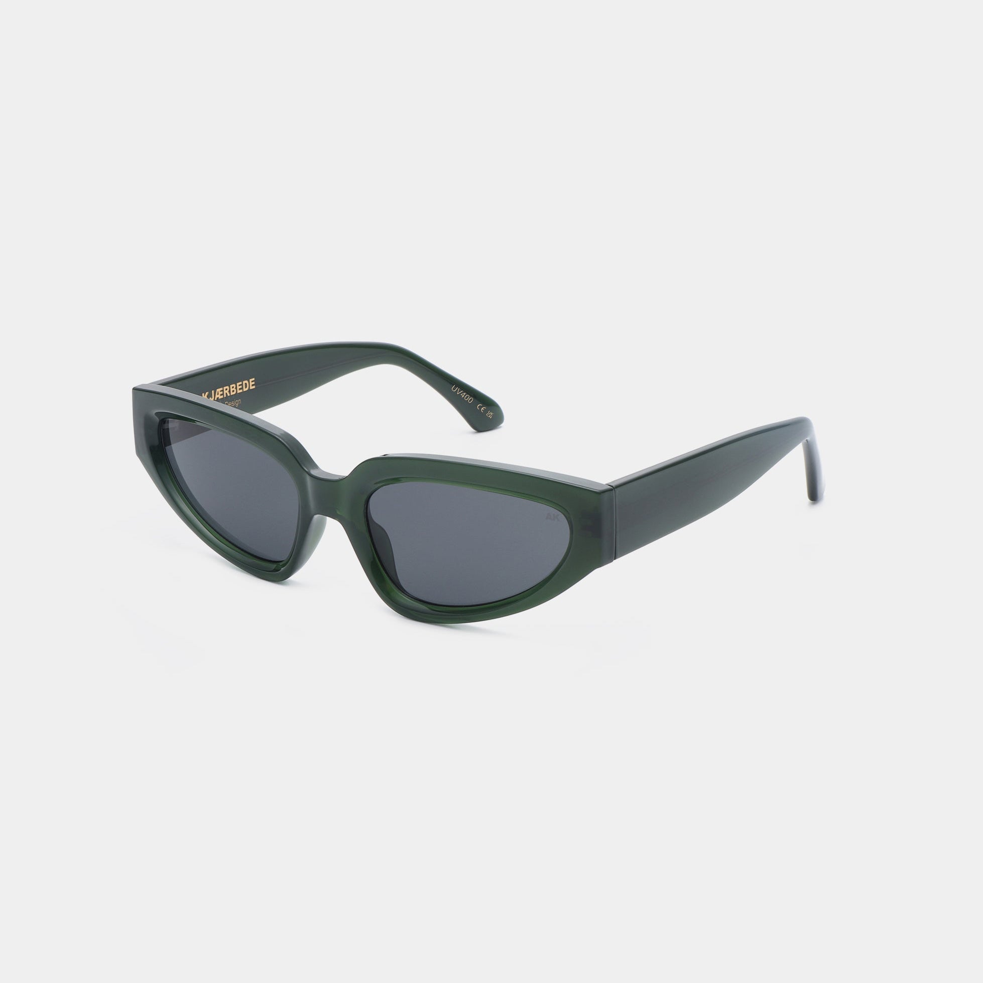 A.KJÆRBEDE ELLA Oval Cat - Eye Sunglasses l Dark Green - PUNCH Watch & Eyewear - A.KJÆRBEDE