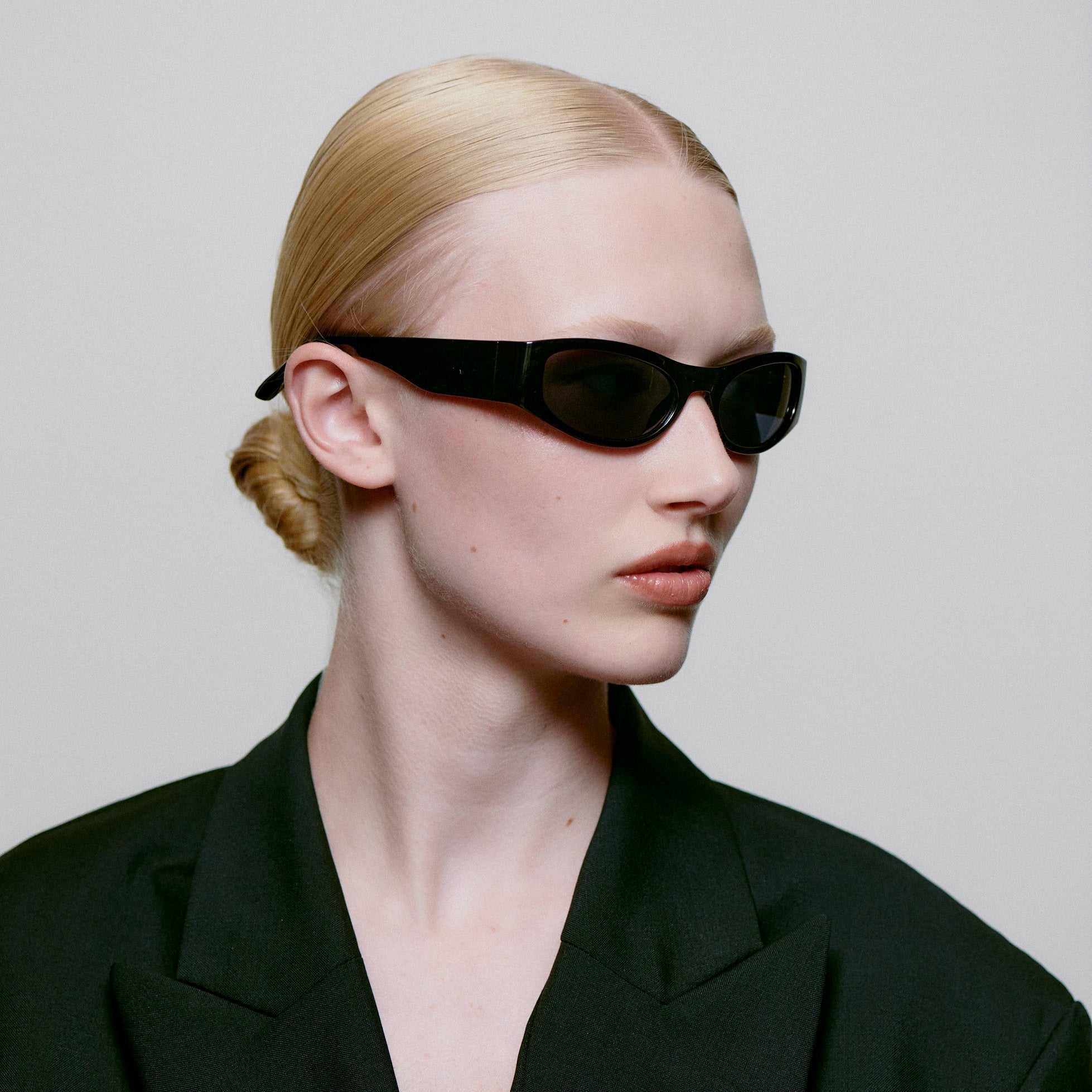 A.KJÆRBEDE GUST Sporty Cat - Eye Sunglasses l Black - PUNCH Watch & Eyewear - A.KJÆRBEDE