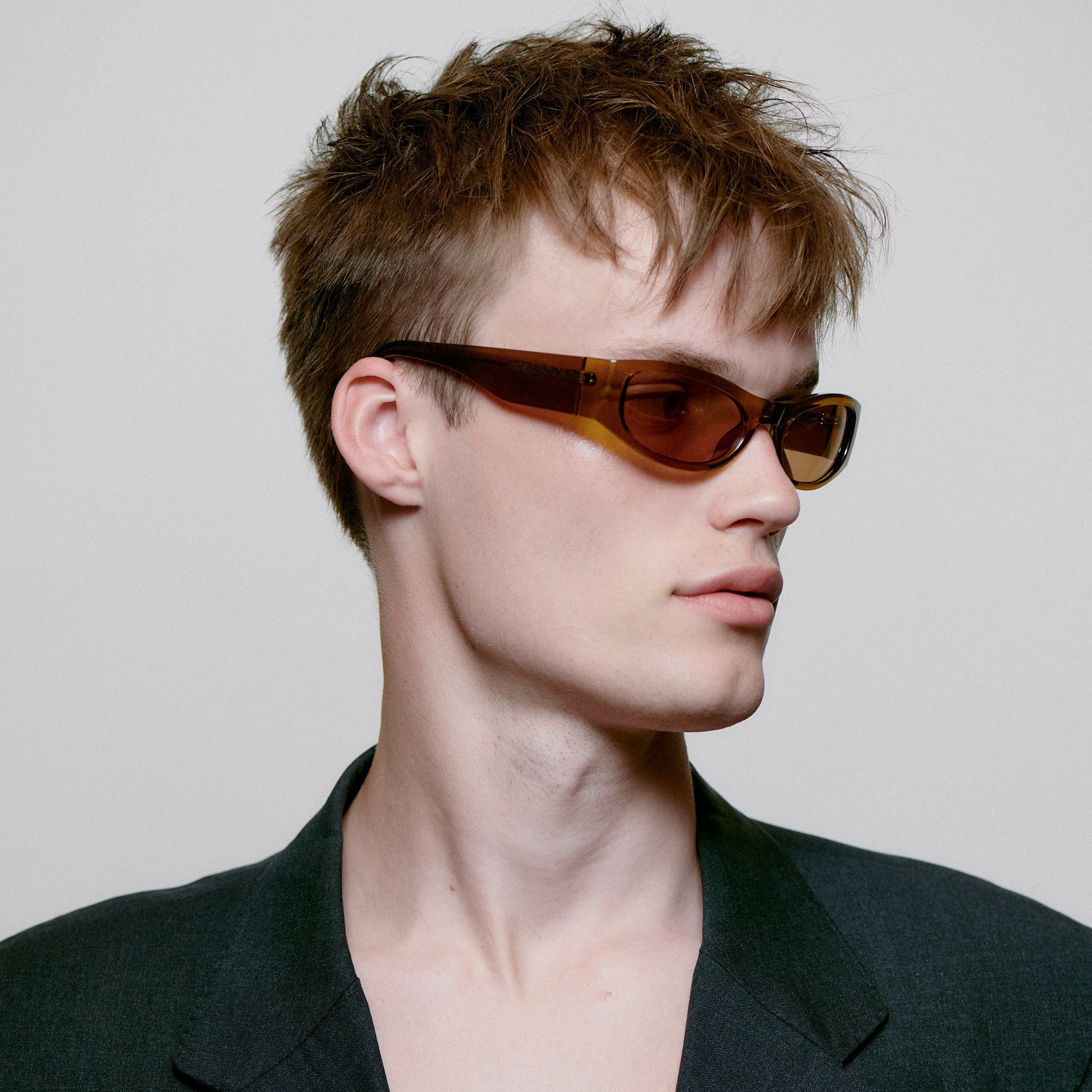 A.KJÆRBEDE GUST Sporty Cat - Eye Sunglasses l Smoke Transparent - PUNCH Watch & Eyewear - A.KJÆRBEDE
