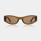 A.KJÆRBEDE GUST Sporty Cat-Eye Sunglasses l Smoke Transparent