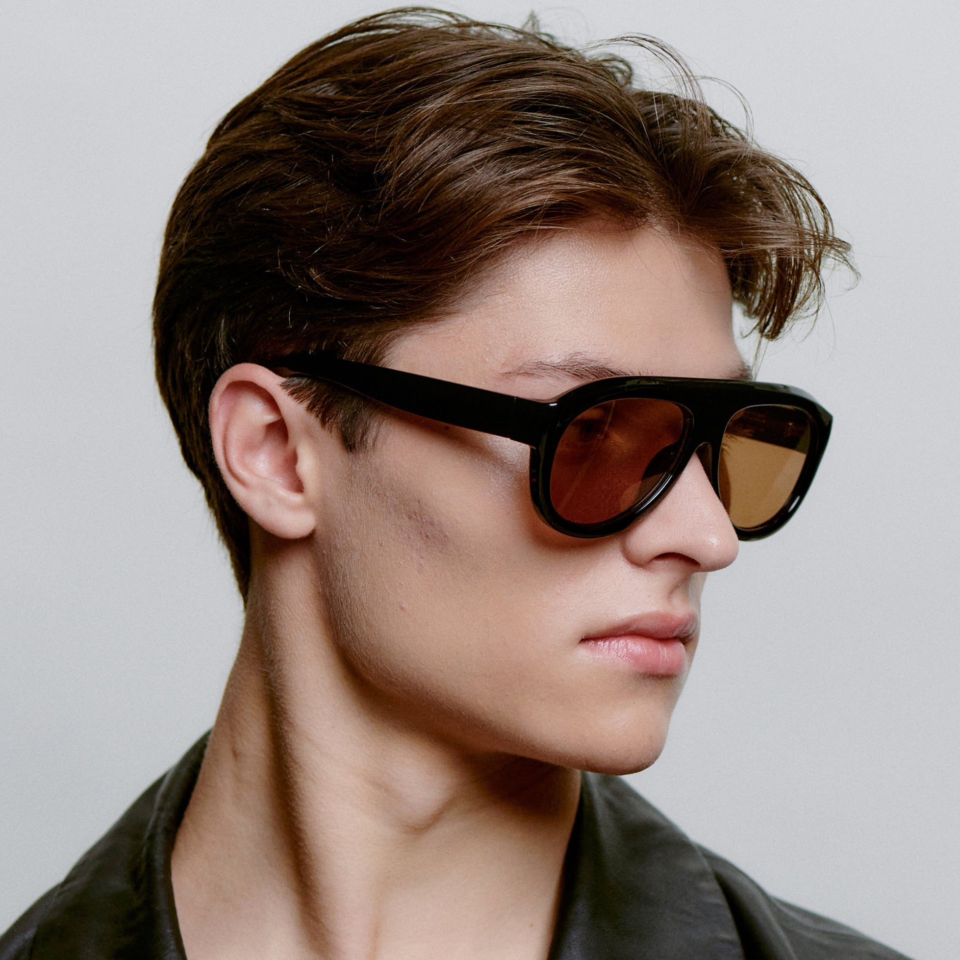 A.KJÆRBEDE RIO Sunglasses l Black, Brown Lens Aviator - PUNCH Watch & Eyewear - A.KJÆRBEDE