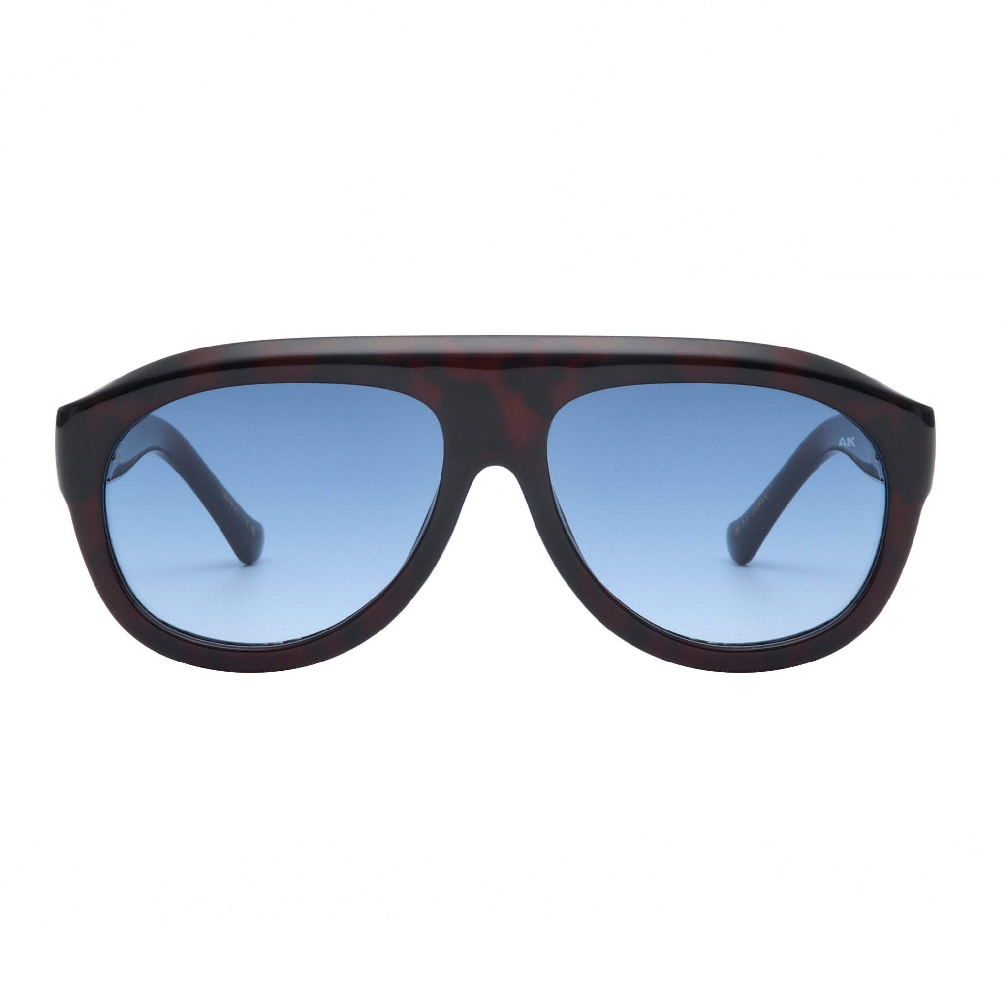A.KJÆRBEDE RIO Sunglasses l Demi Tortoise, Blue Lens Aviator - PUNCH Watch & Eyewear - A.KJÆRBEDE
