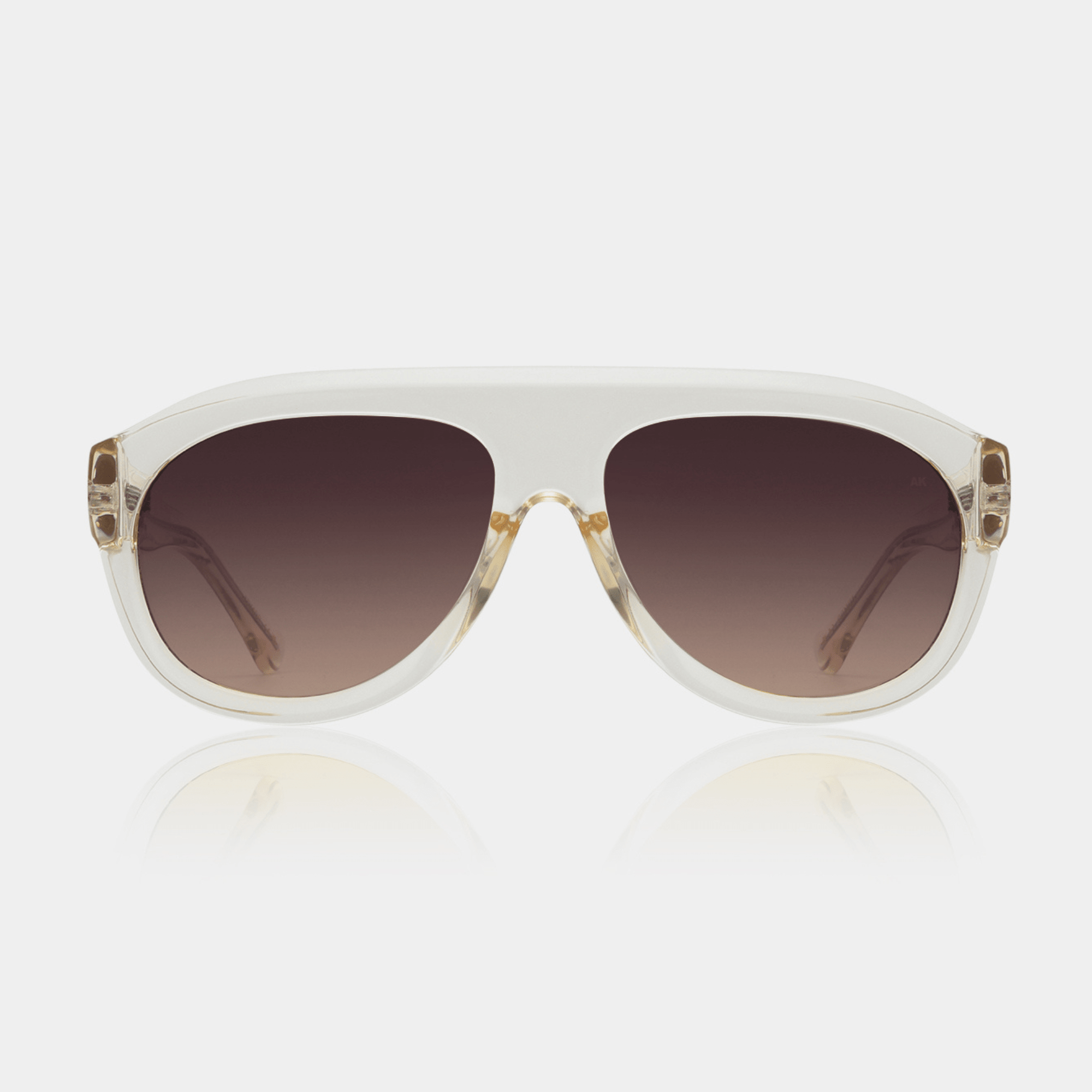 A.KJÆRBEDE RIO Sunglasses l Ecru Transparent Aviator - PUNCH Watch & Eyewear - A.KJÆRBEDE