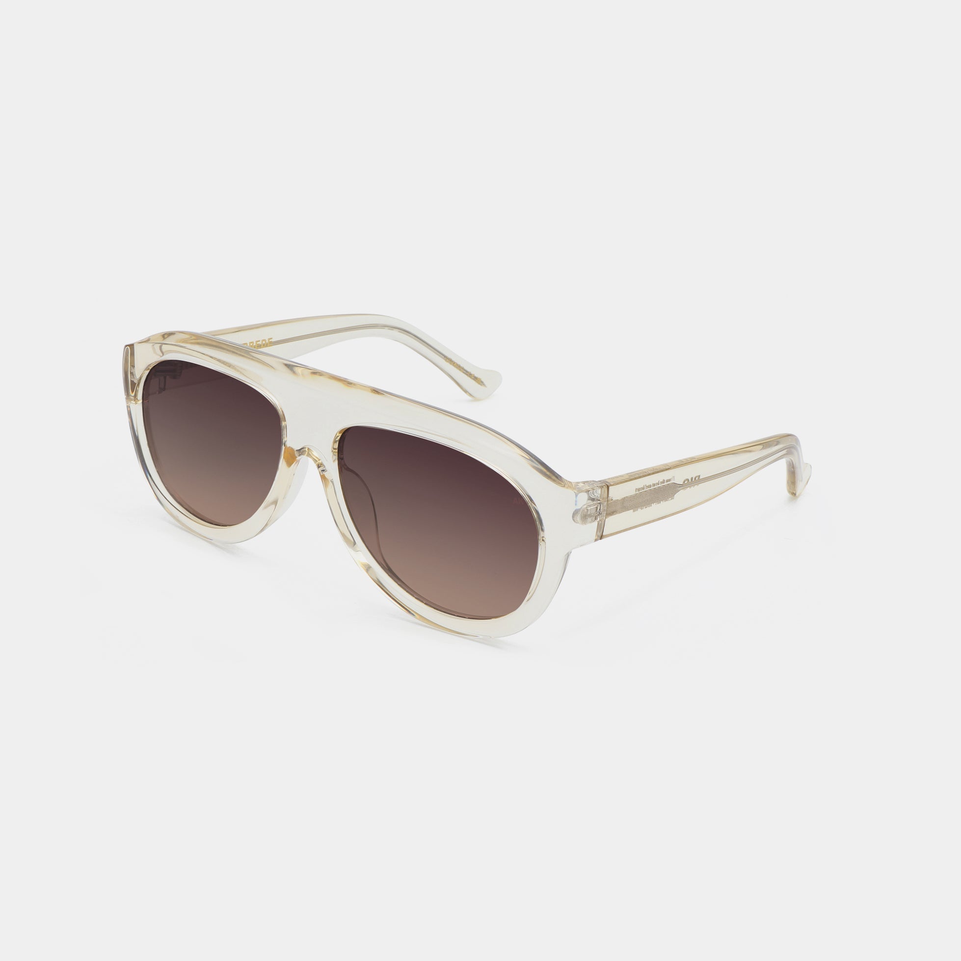 A.KJÆRBEDE RIO Sunglasses l Ecru Transparent Aviator - PUNCH Watch & Eyewear - A.KJÆRBEDE