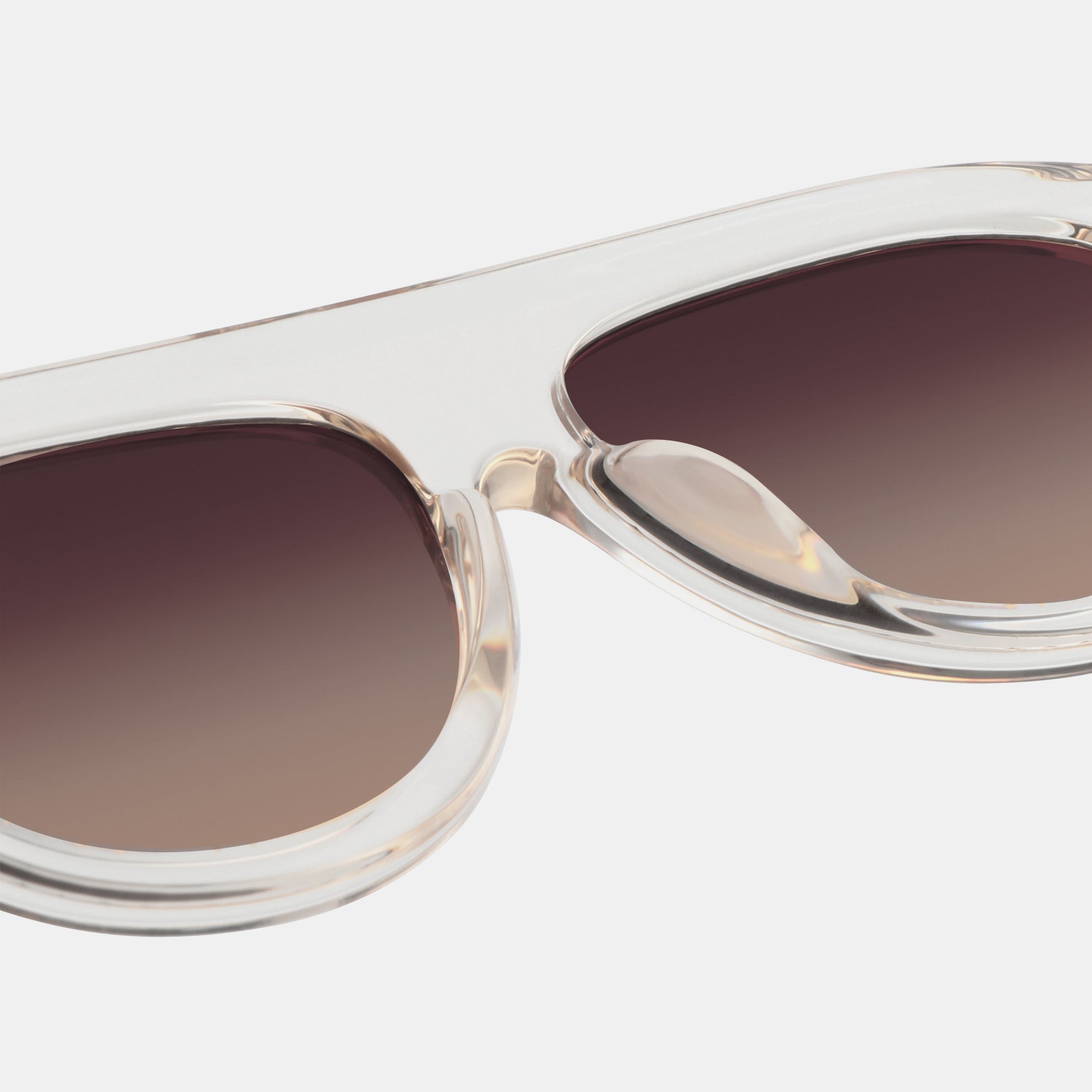 A.KJÆRBEDE RIO Sunglasses l Ecru Transparent Aviator - PUNCH Watch & Eyewear - A.KJÆRBEDE
