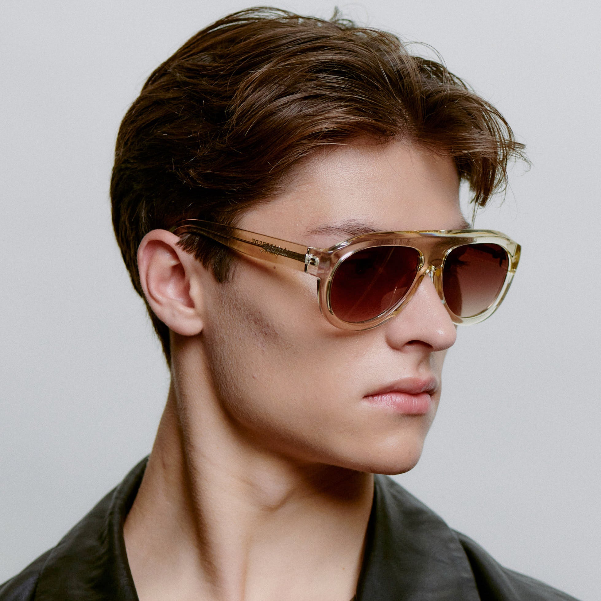A.KJÆRBEDE RIO Sunglasses l Ecru Transparent Aviator - PUNCH Watch & Eyewear - A.KJÆRBEDE